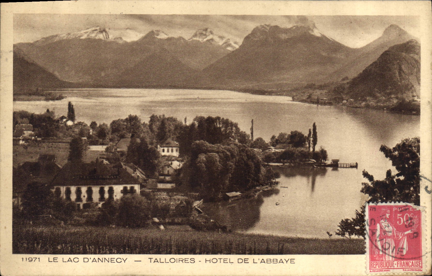 CPA Le Lac d'Annecy Talloires Hotel de L'Abbaye