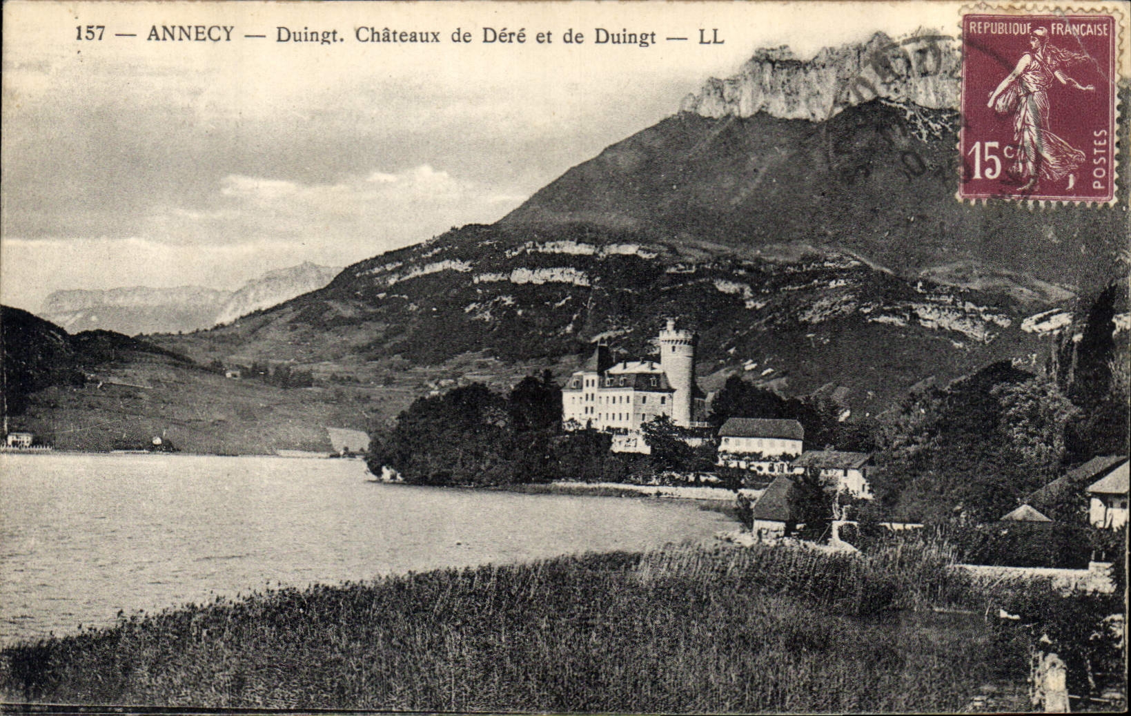 CPA Annecy DUingt Chateaux de Dere et de Duingt