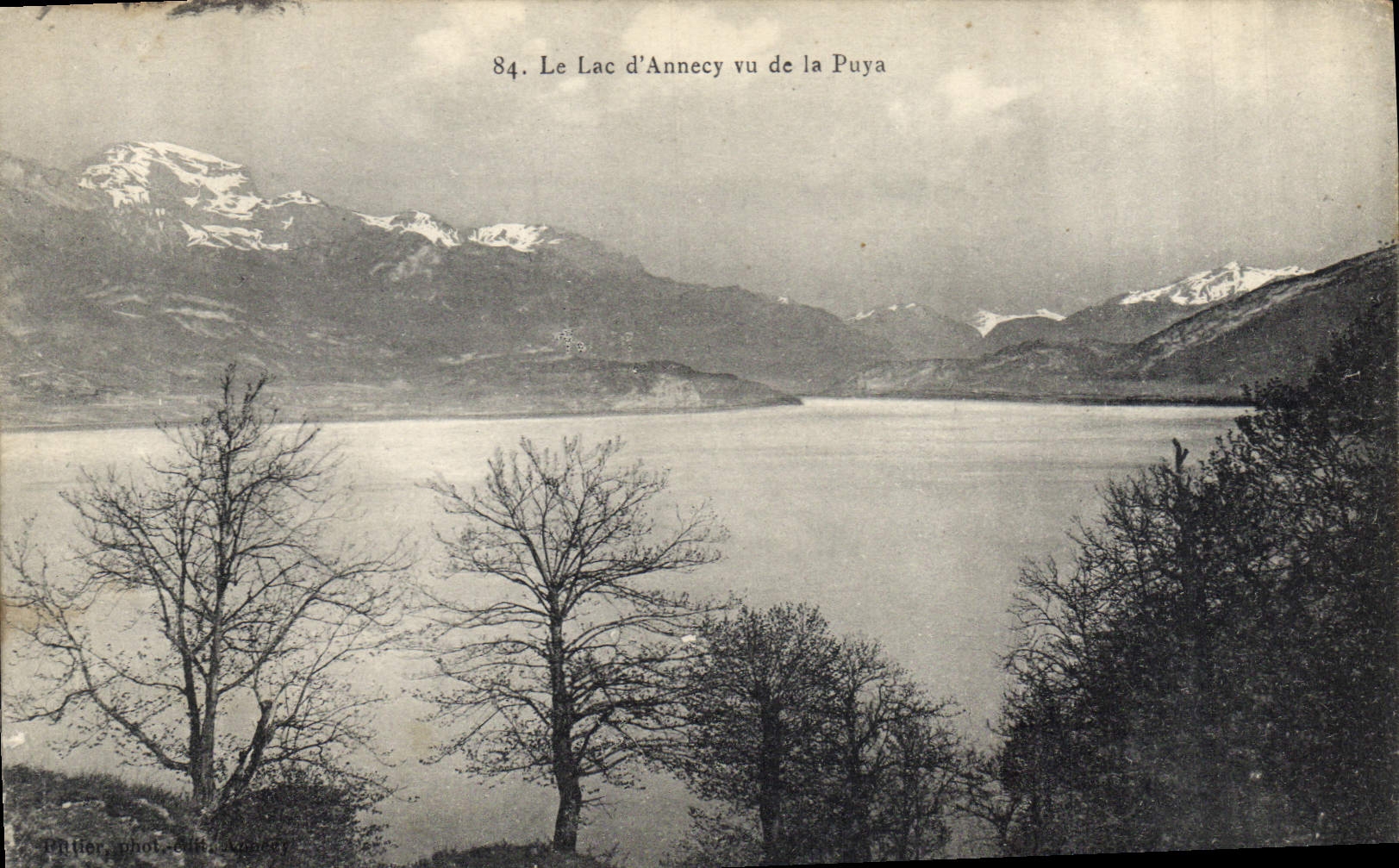 CPA Le Lac d'Annecy vu de la Puya 