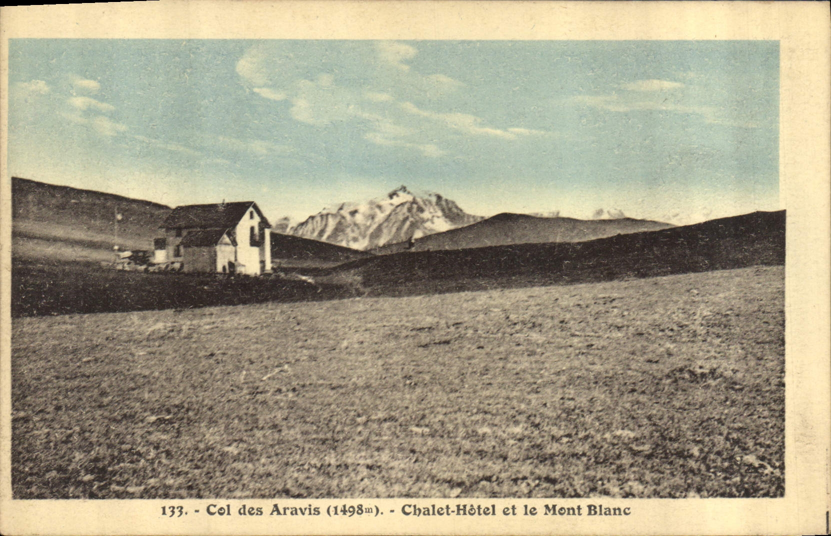 CPA Col des Aravis Chalet Hotel et le Mont Blanc