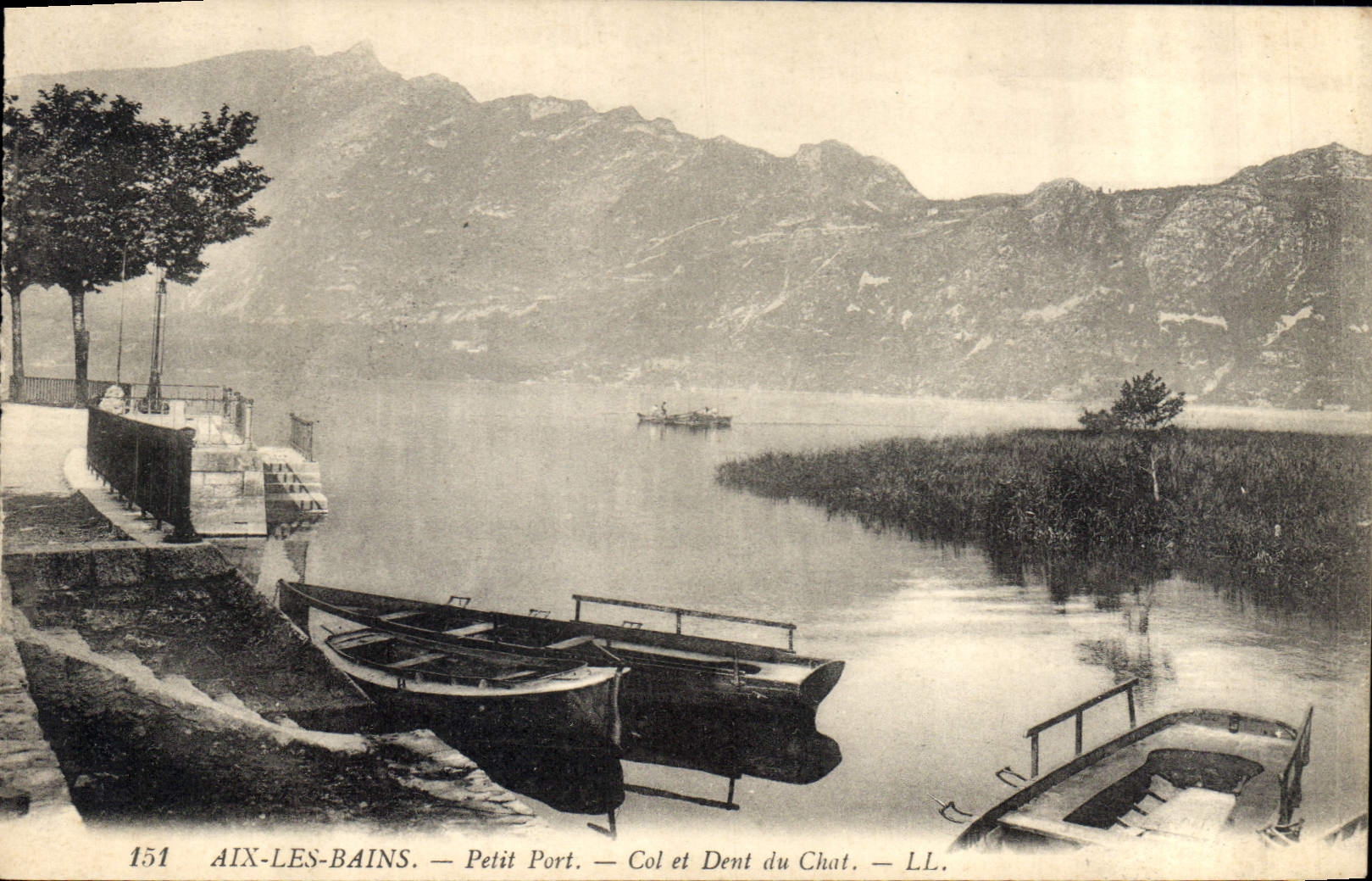 CPA Aix Les Bains Petit Port Col et Dent du Chat 