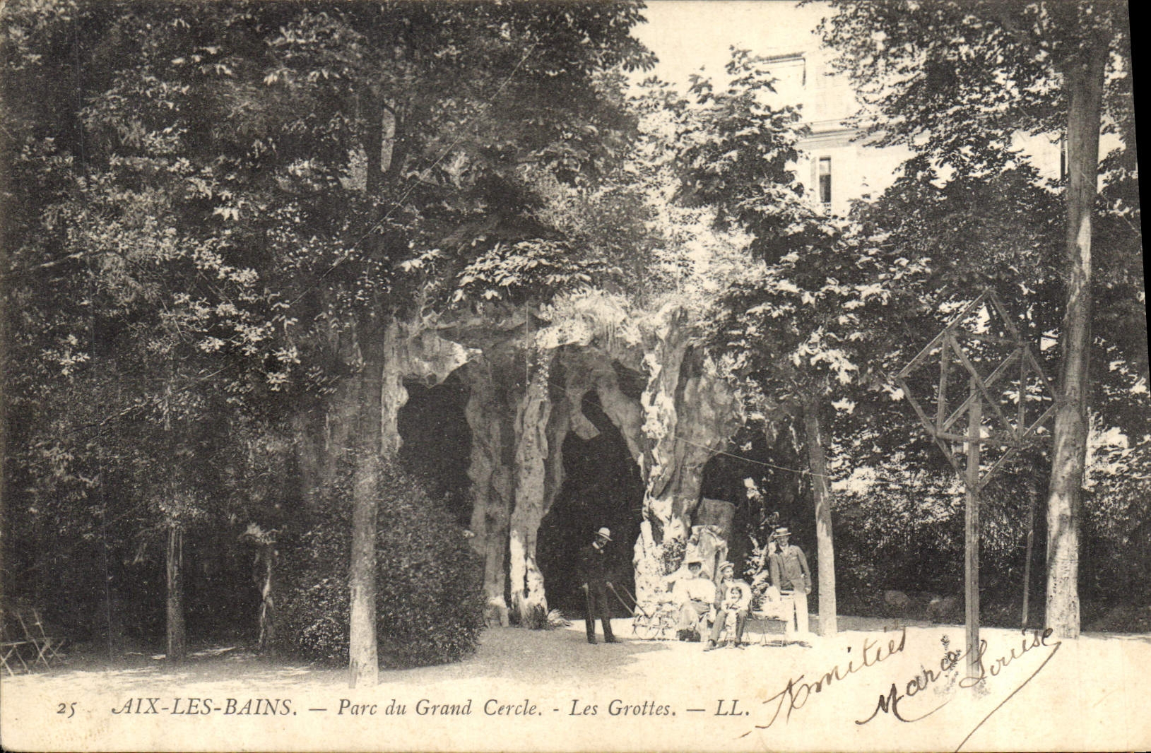 CPA Aix les Bains Parc du Grand Circle Les Grottes 