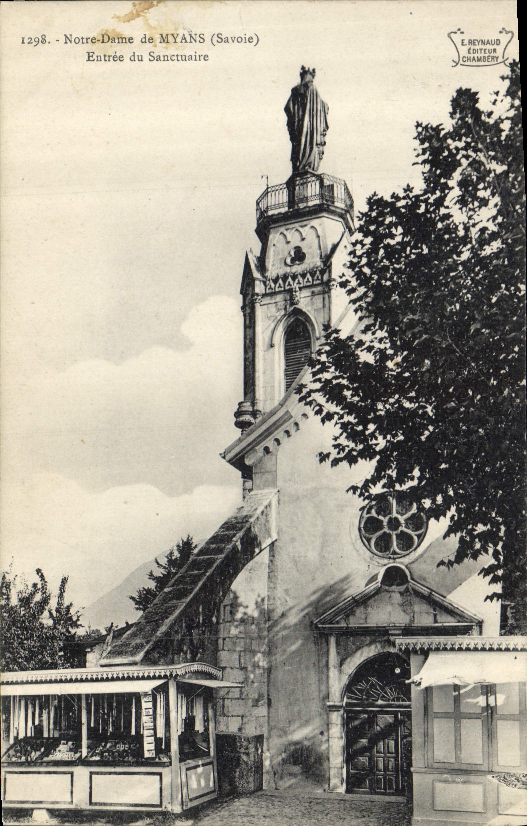 CPA Notre Dame de Myans Savoie Entree du Sanctuaire 