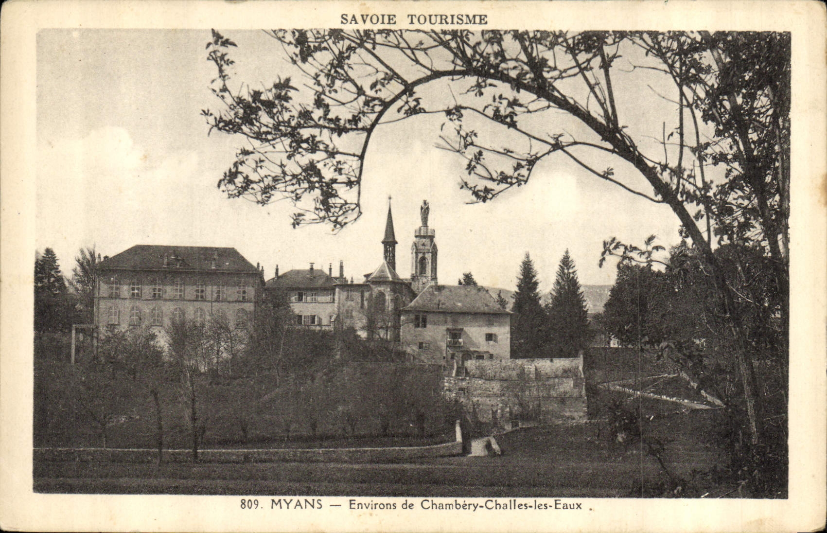 CPA Savoie Tourisme Myans Environs de Chambery Challes les Eaux 