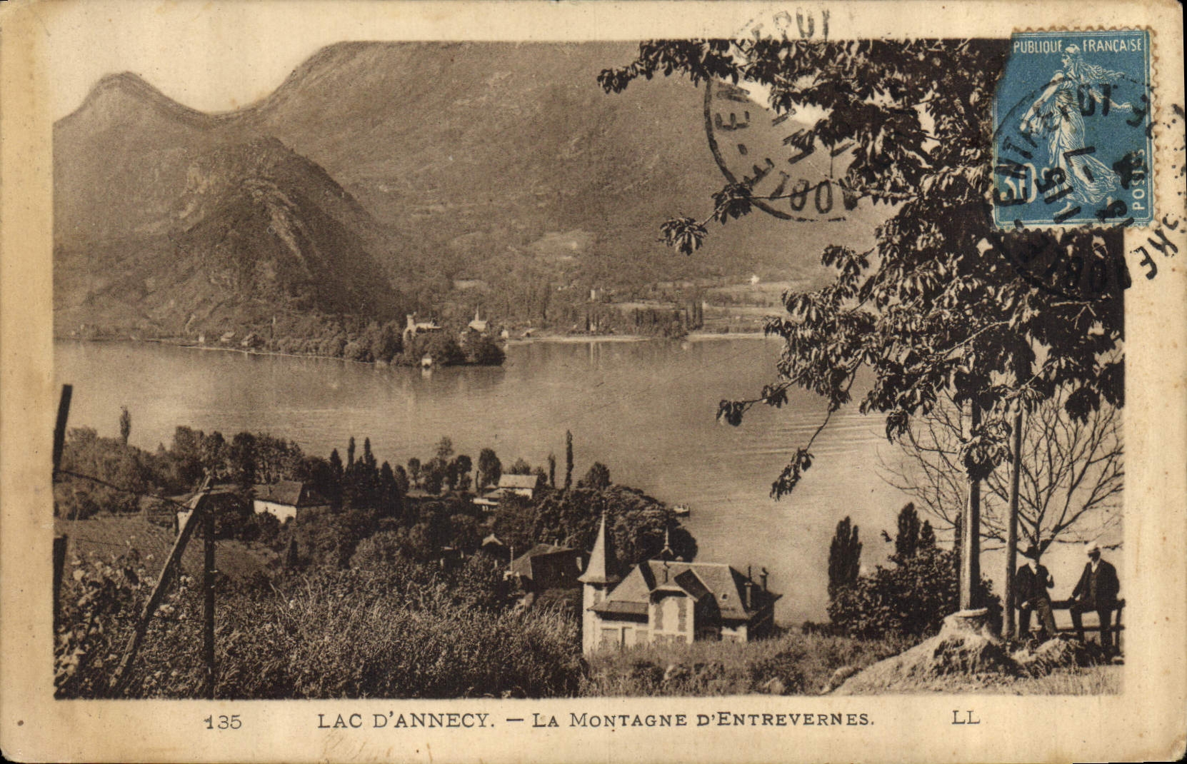 CPA Lac d'Annecy La Montagne d'Entrevernes 