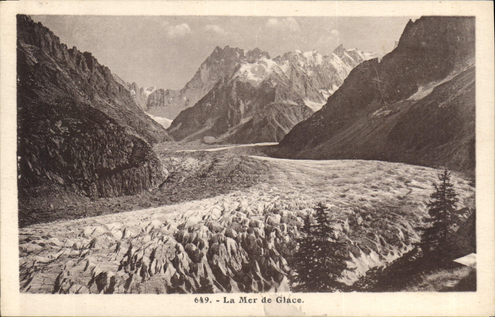 CPA La Mer de Glace 