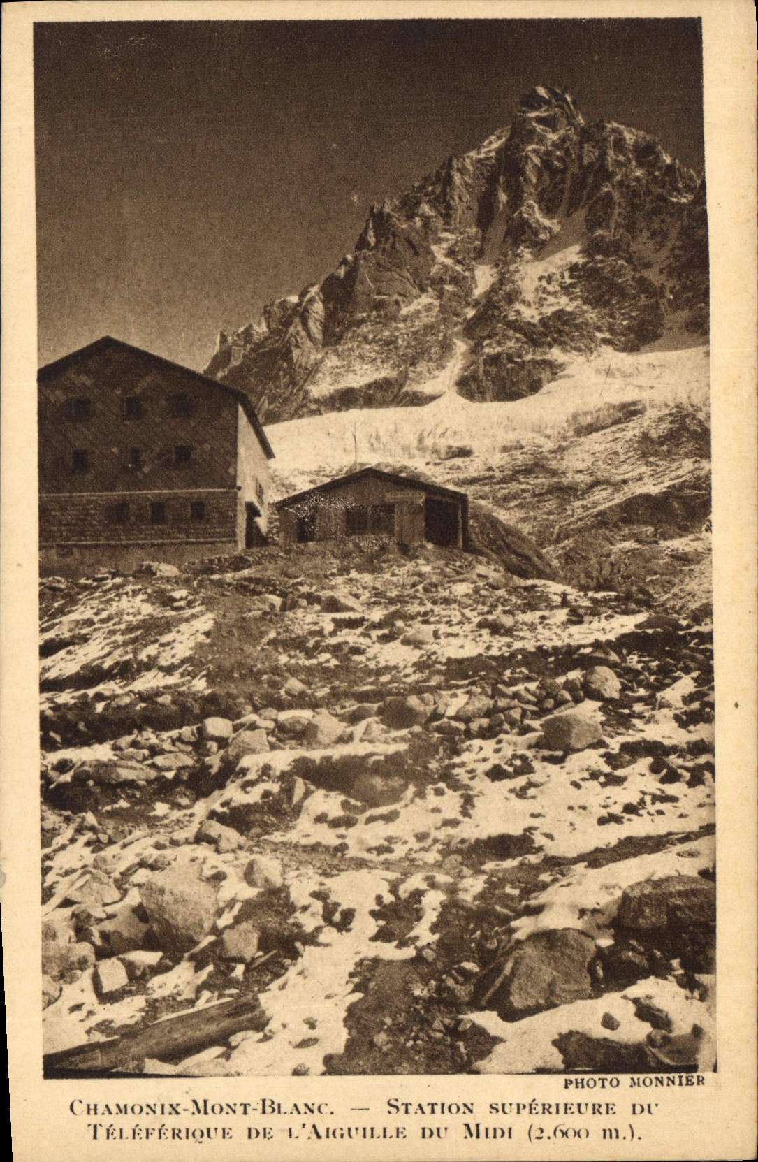 CPA Chamonix Mont Blanc Station Superieure du Teleferique de l'Aiguille du Midi