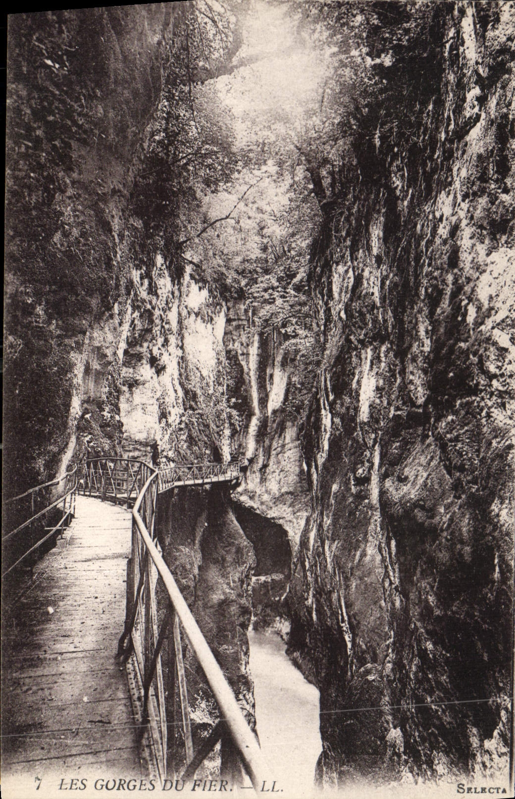 CPA Les Gorges du Fier 