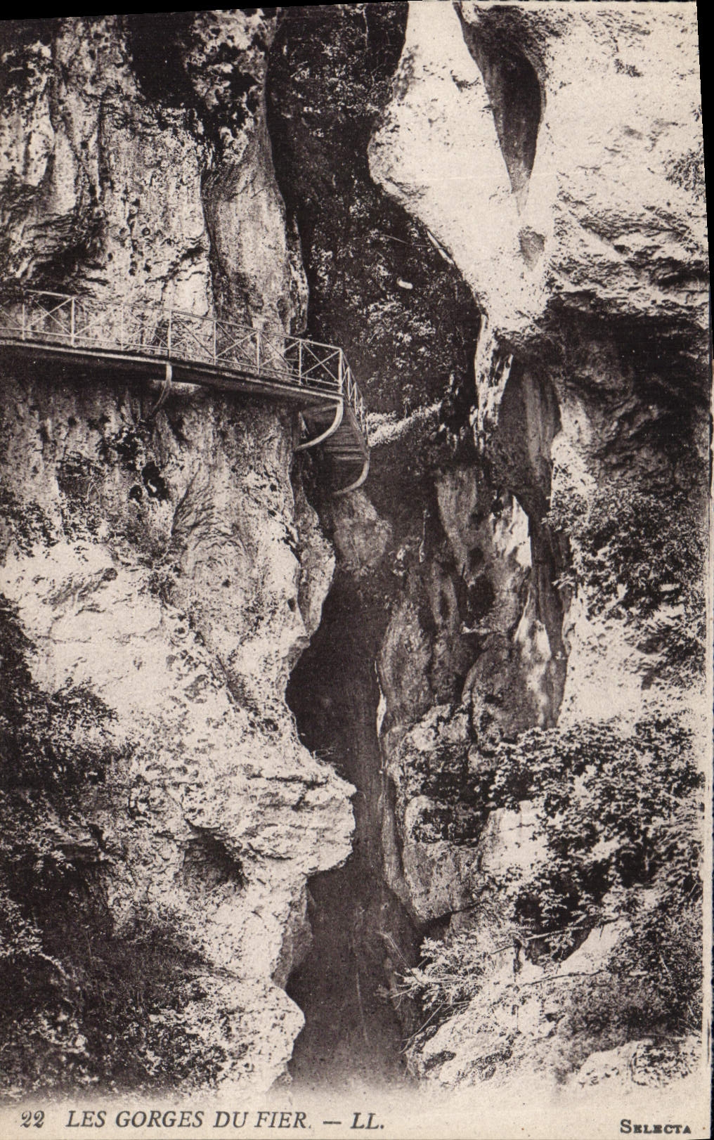 CPA Les Gorges du Fier 