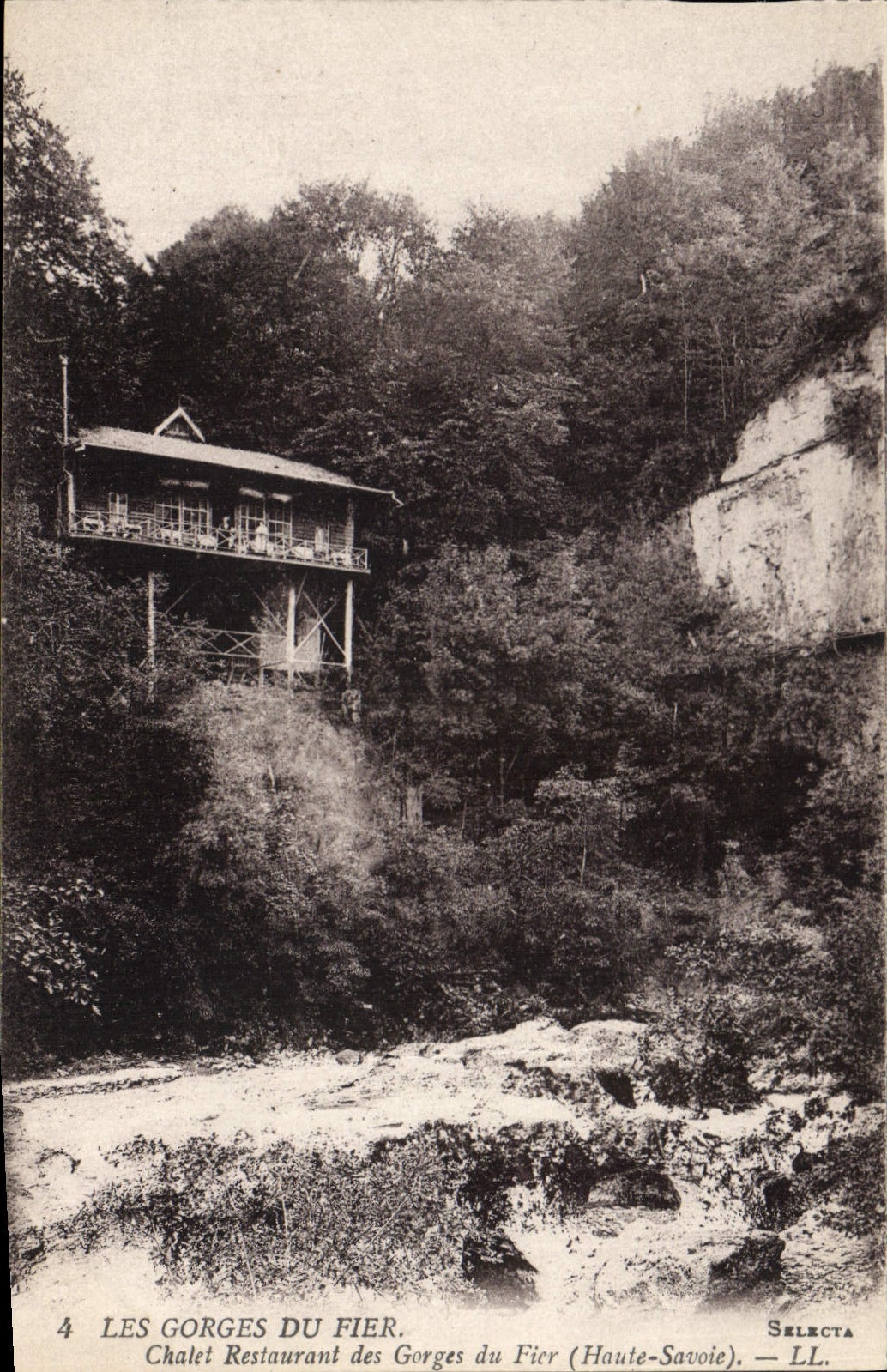 CPA Les Gorges du Fier Chalet Restaurant des Gorges du Fier Haute Savoie