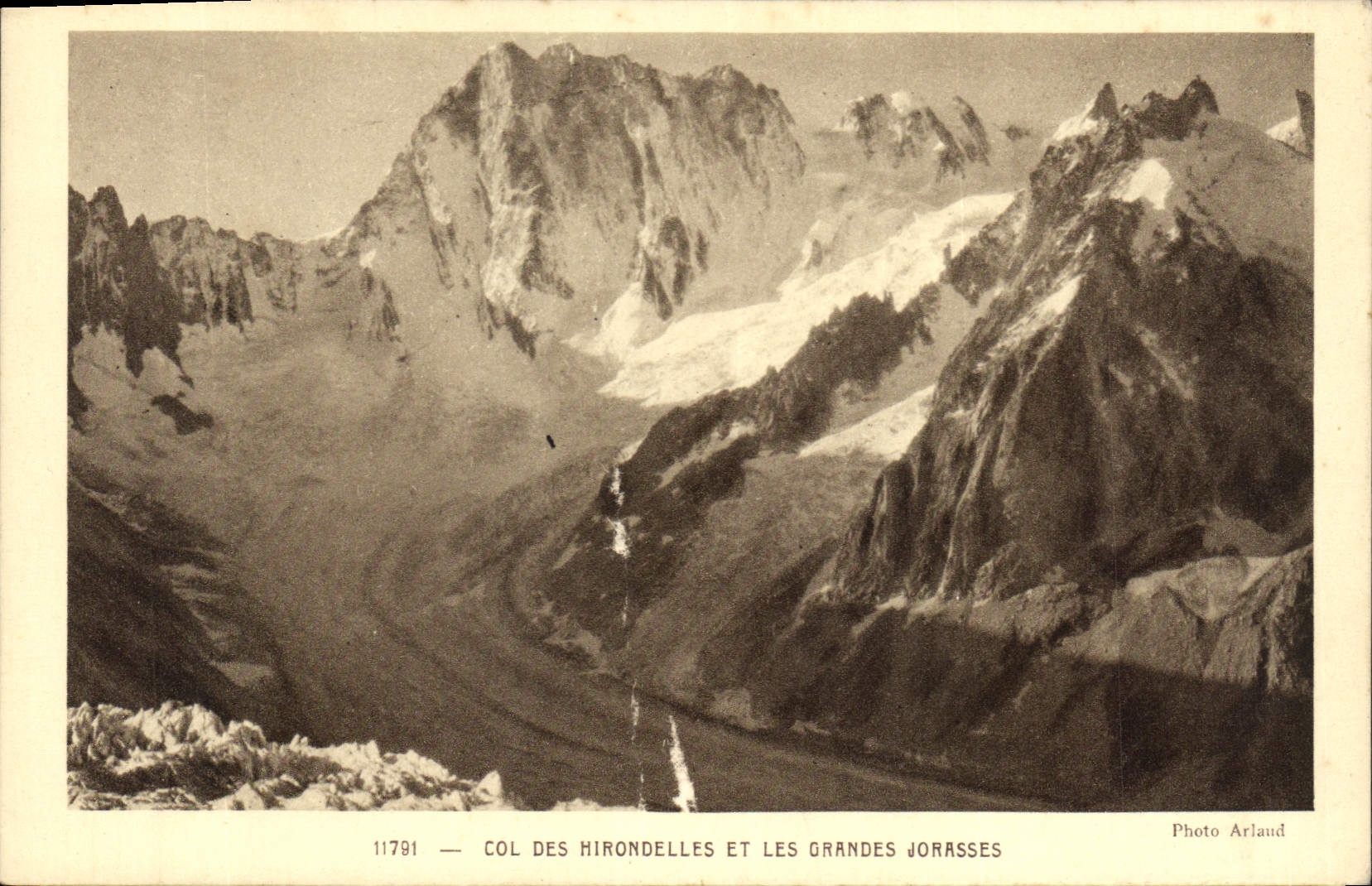 CPA Col des Hirondelles et les Grandes Jorasses