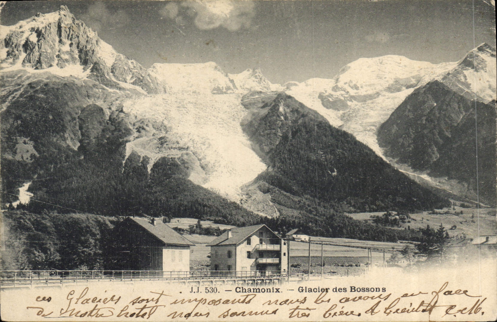 CPA Chamonix Glacier des Bossons 