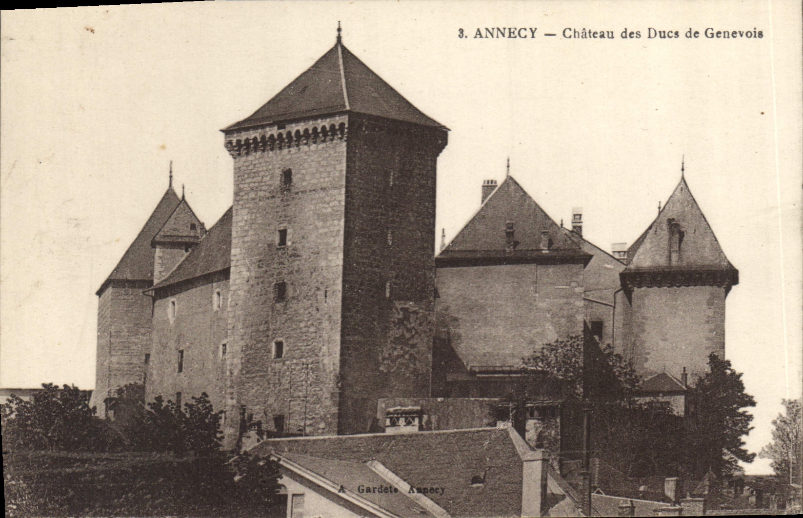 CPA Annecy Chateau des Ducs de Genevois 