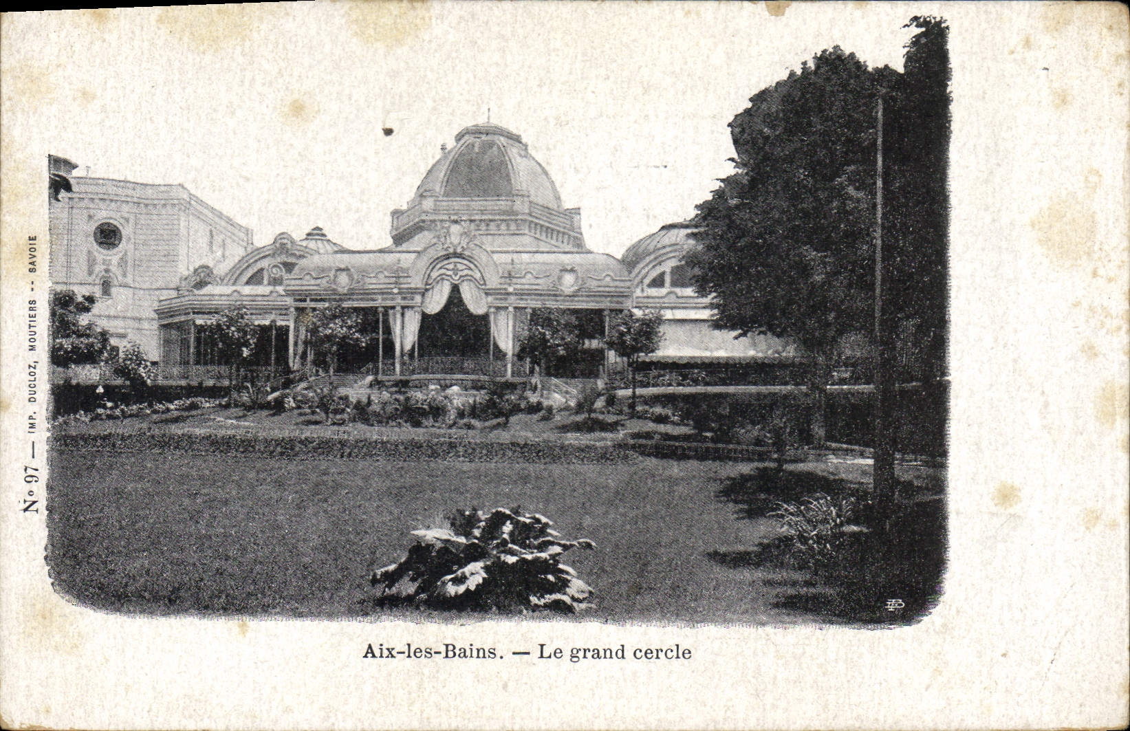 CPA Aix les Bains Le Grand Cercle