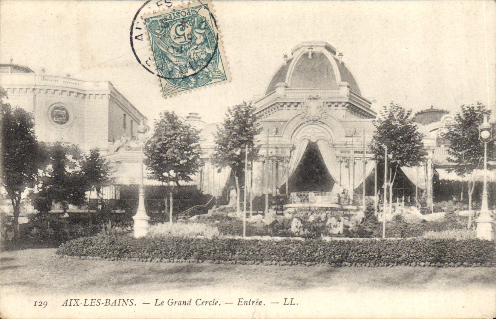 CPA Aix les Bains Le Grand Cercle Entree