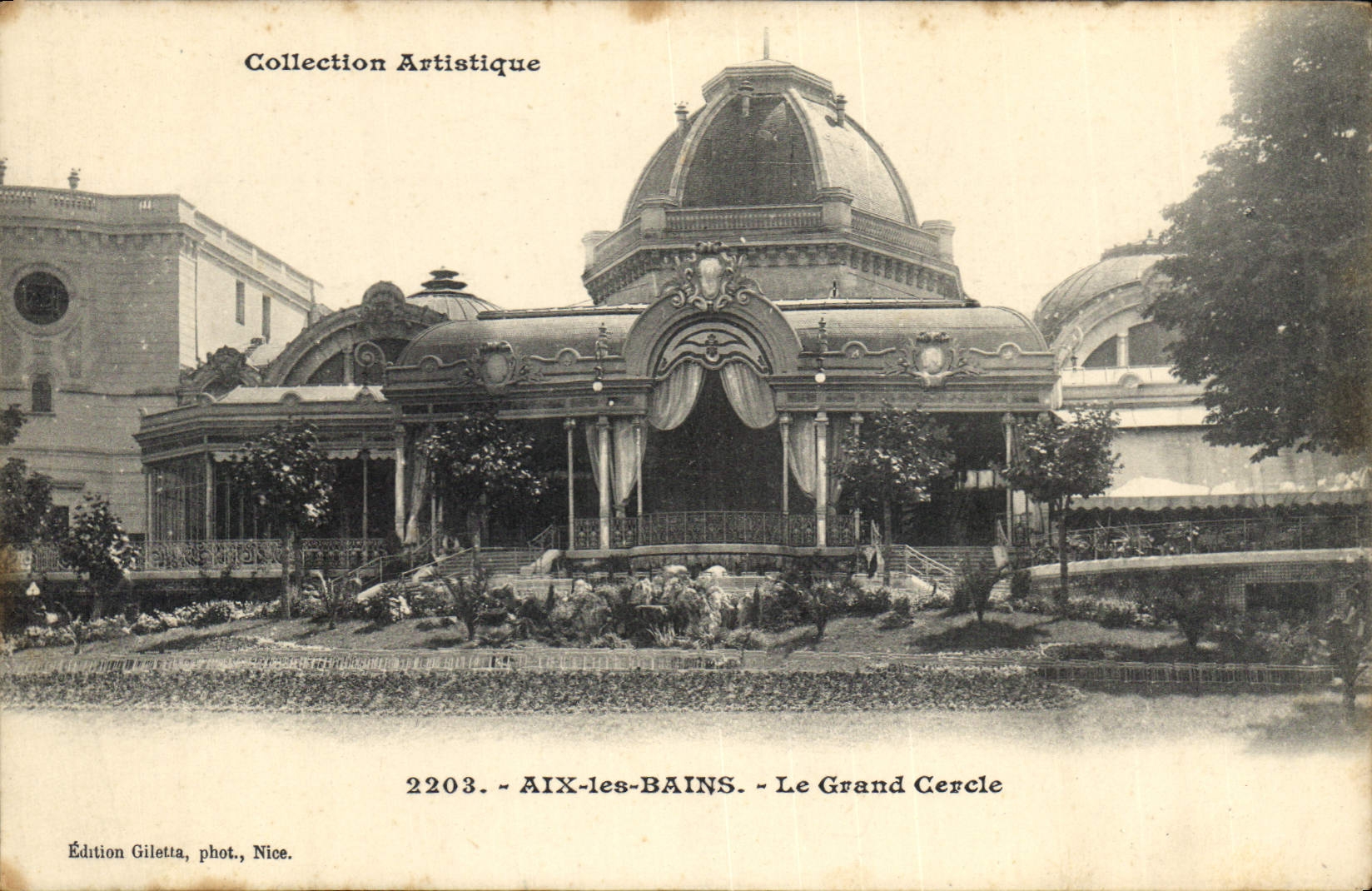 CPA Aix les Bains Le Grand Cercle