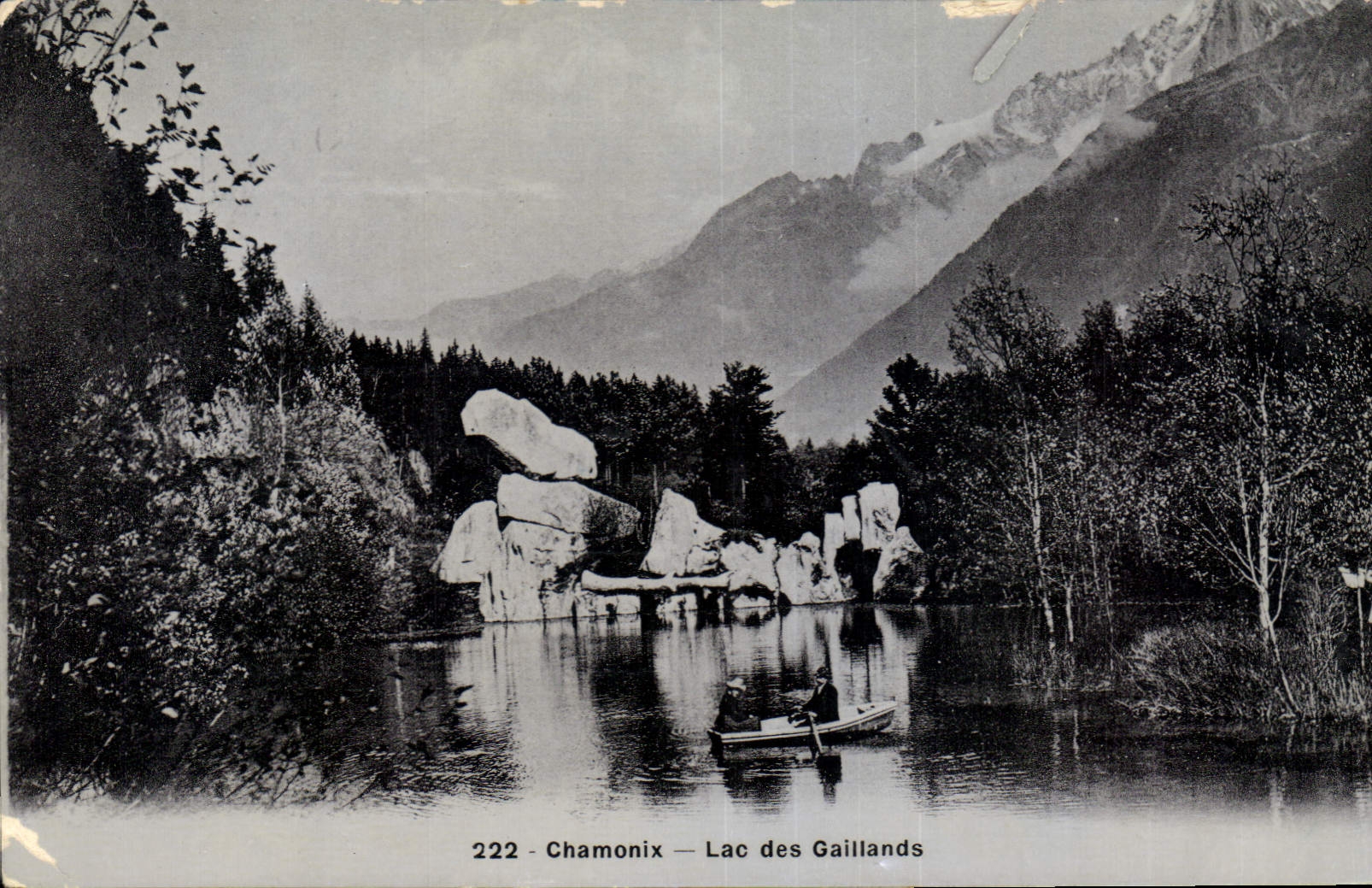 CPA Chamonix Lac des Gaillands 