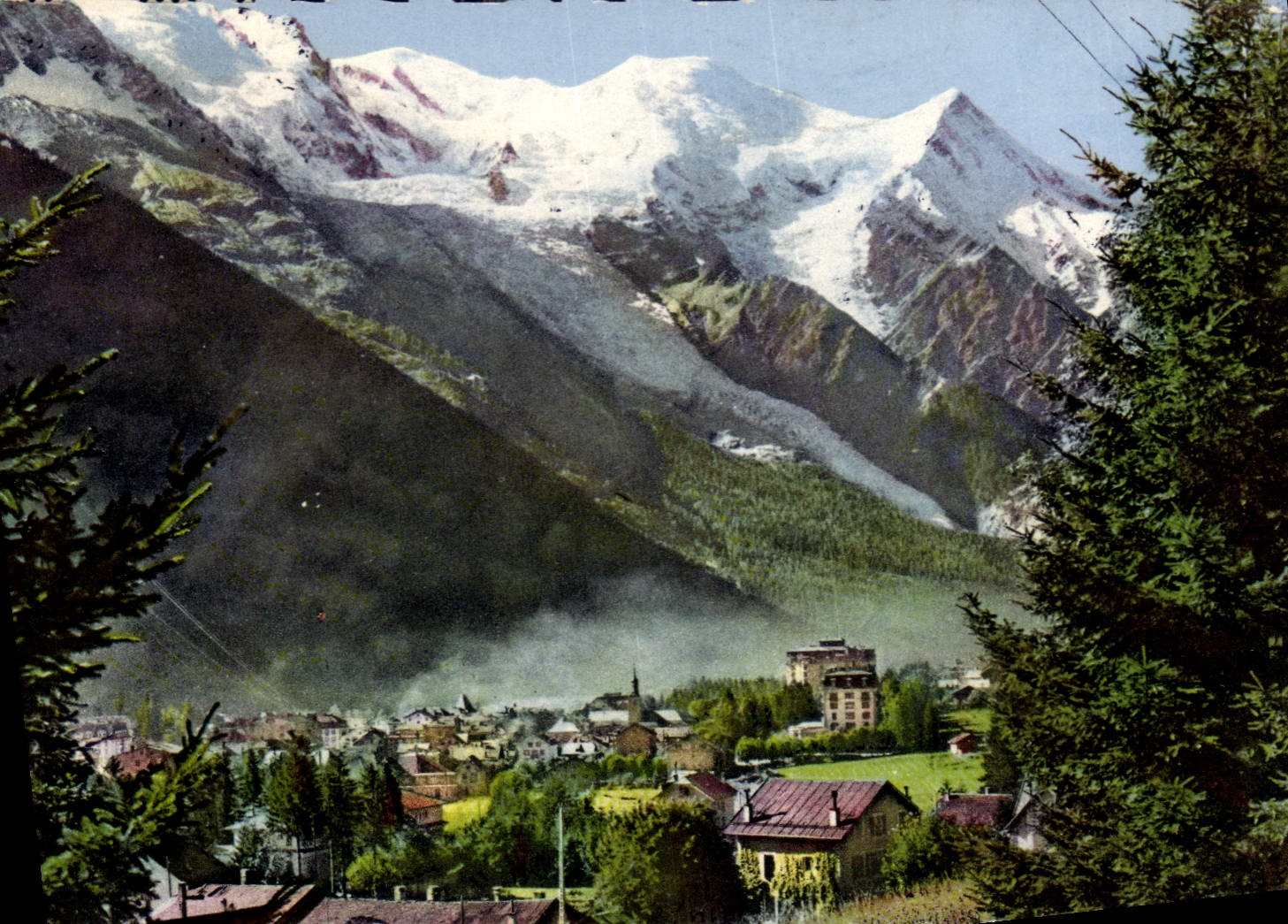 CPA Chamonix et le Mont Blanc 