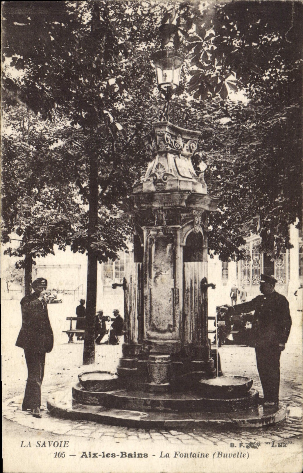 CPA La Savoie Aix les Bains La Fontaine Buvette 
