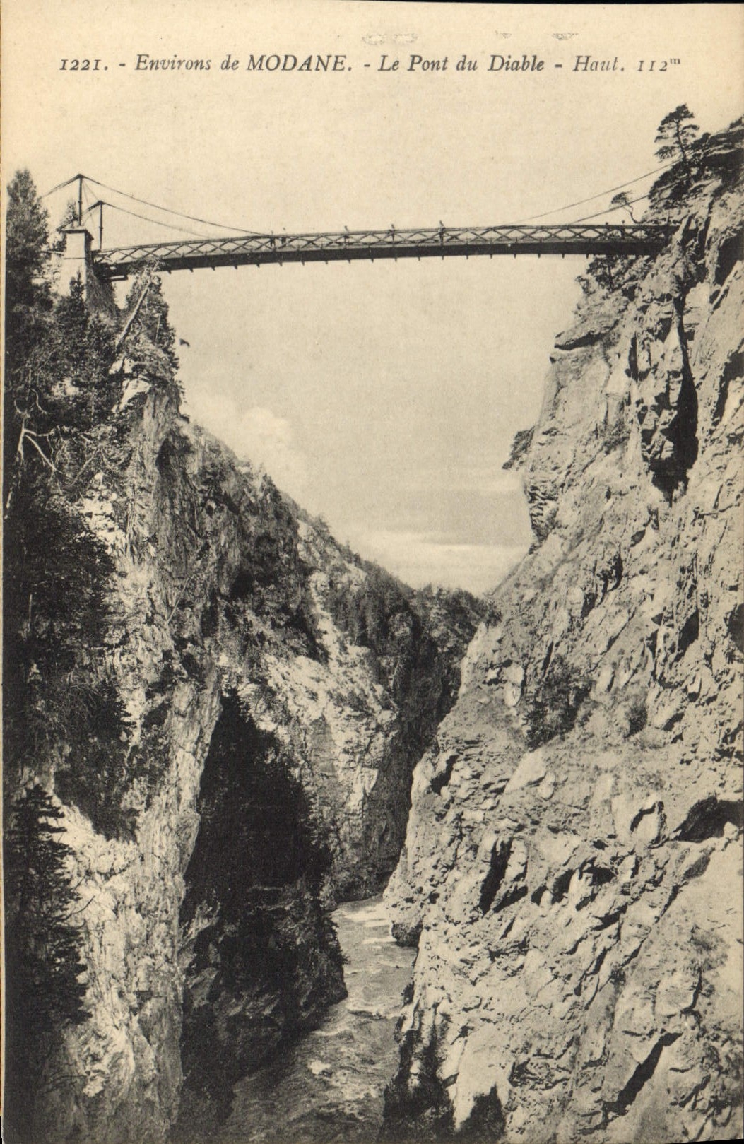 CPA Environs de Modane Le Pont du Diable 