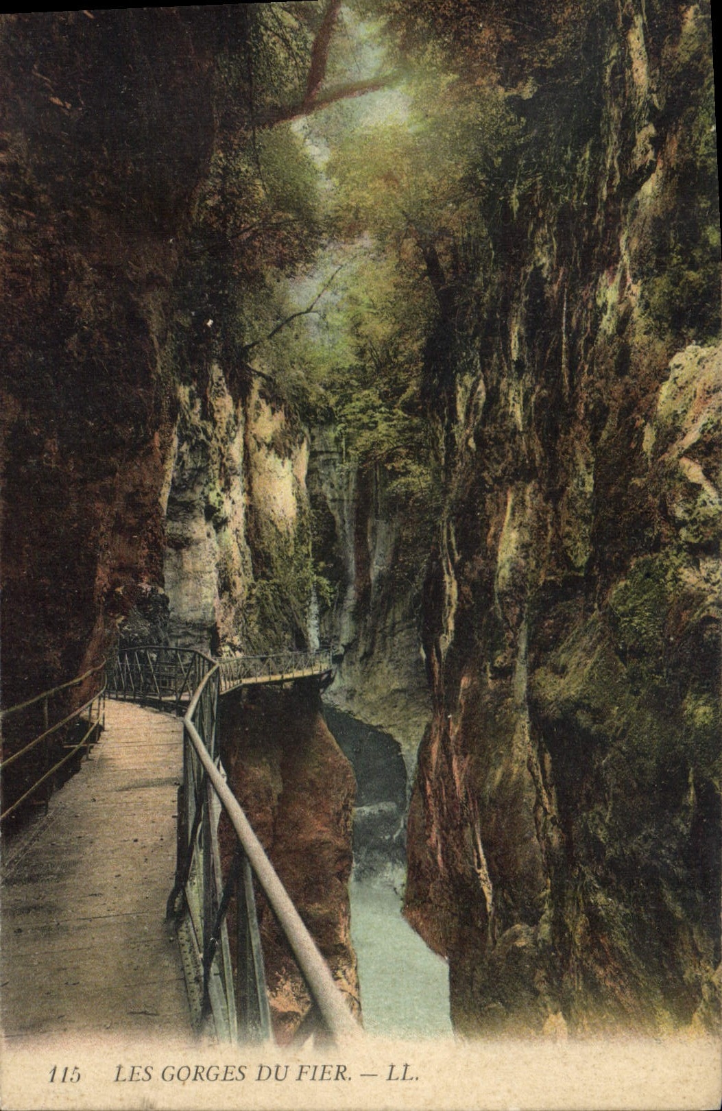 CPA Les Gorges du Fier 