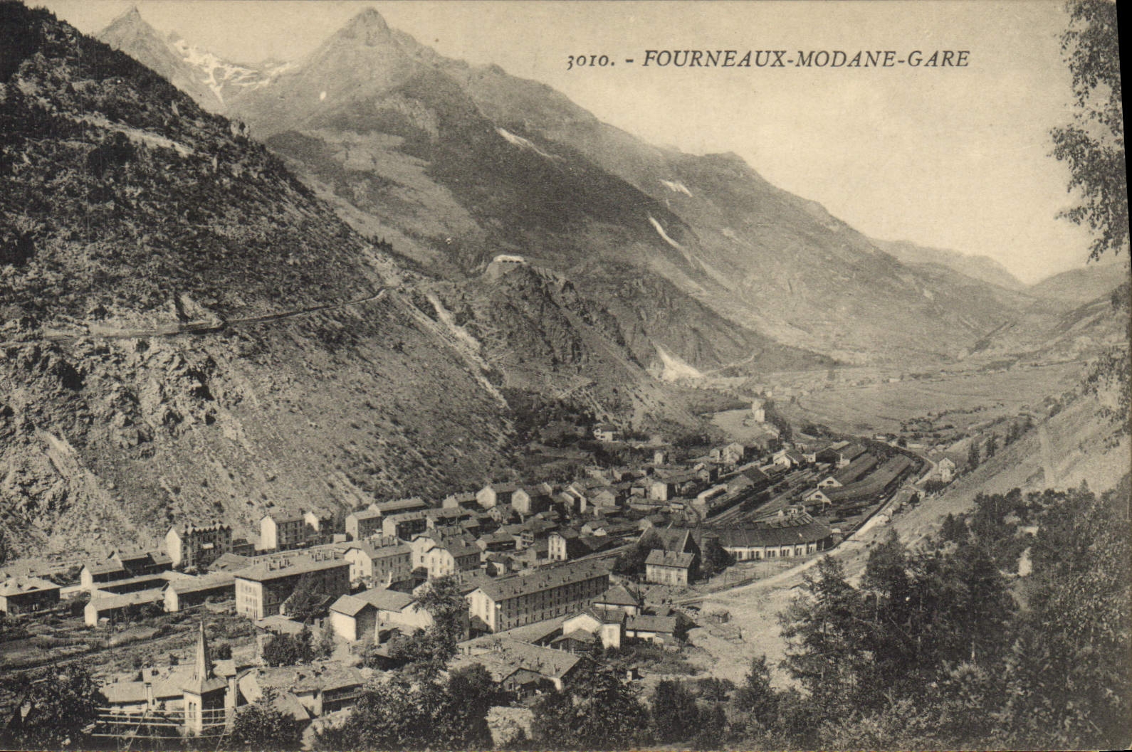 CPA Fourneaux Modane Gare 