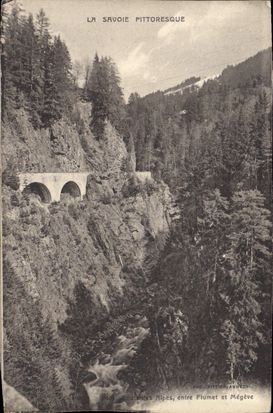 CPA La Savoie Pittoresque entre Flumet et Megeve 
