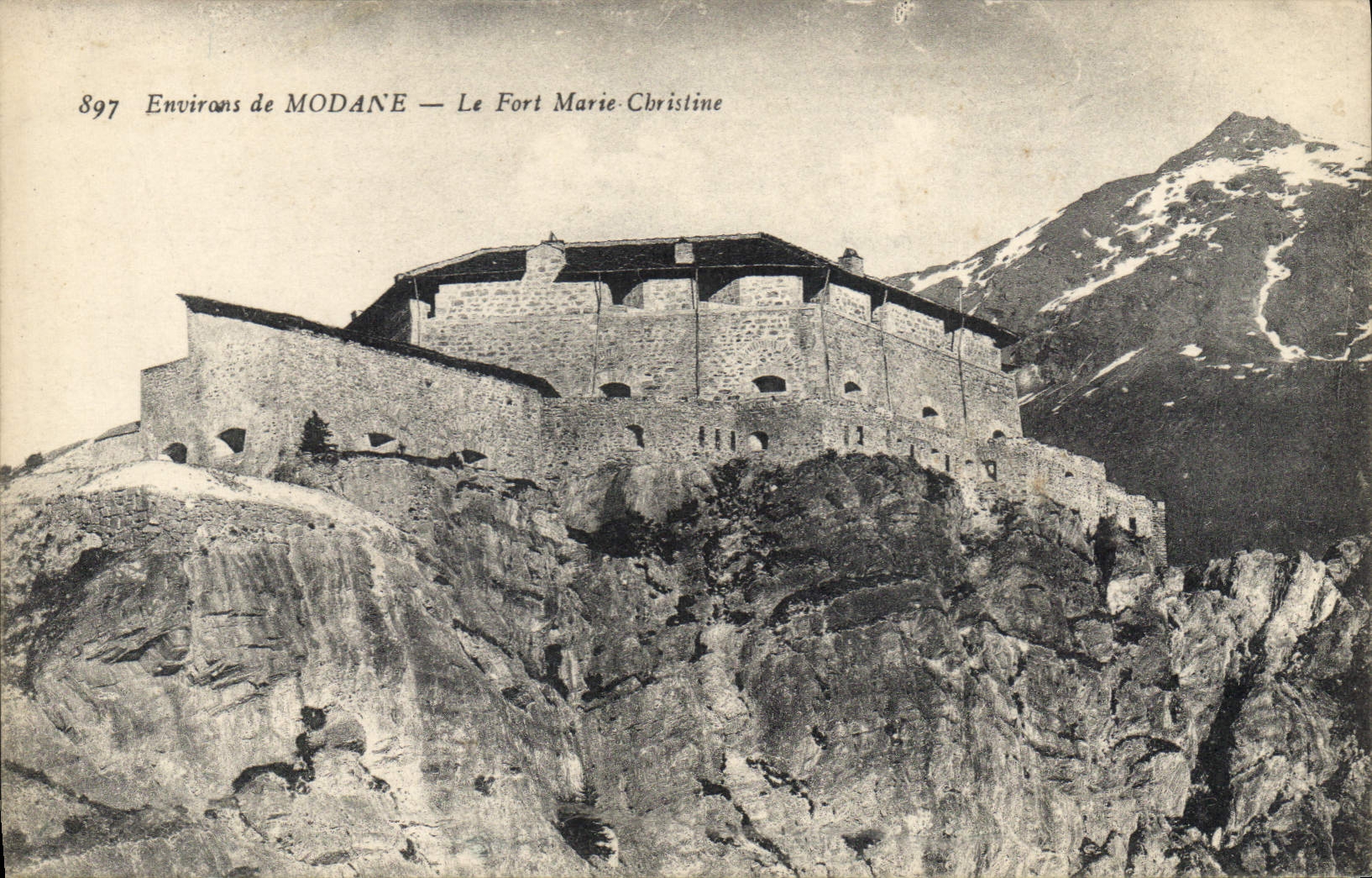 CPA Environs de Modane Le Fort marie Christine 