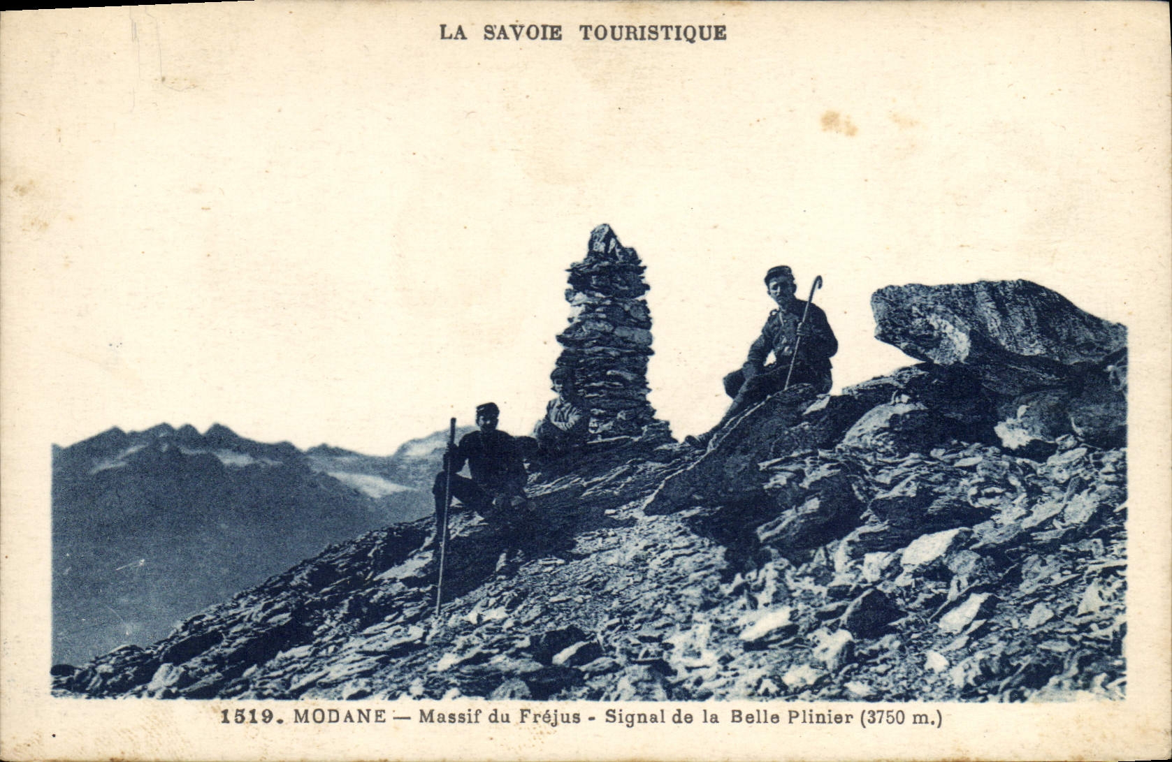 CPA La Savoie Touristique Modane Massif du Frejus Saignal de la Belle Plinier 