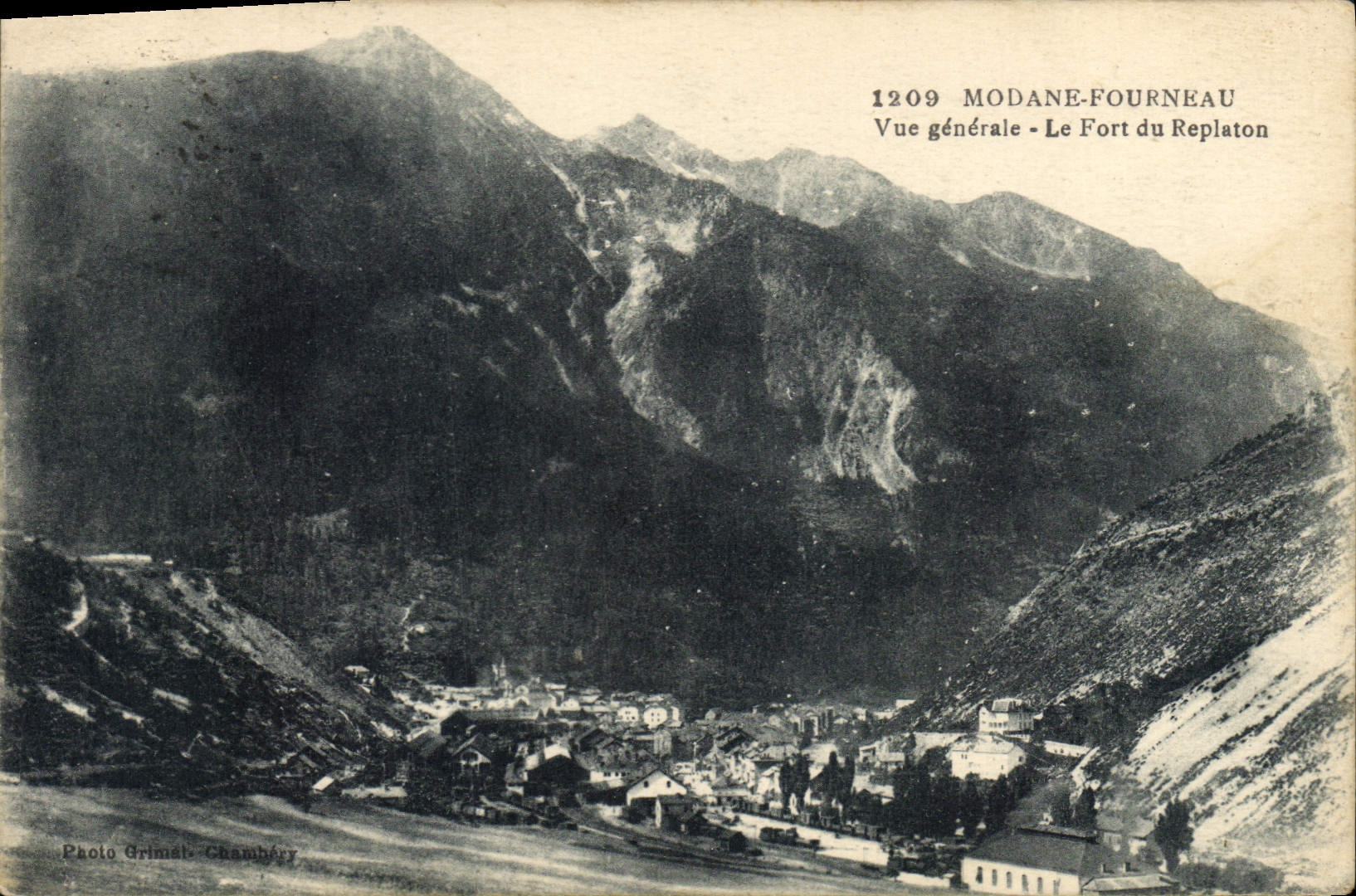 CPA Modane Fourneau Vue generale Le Fort Replaton