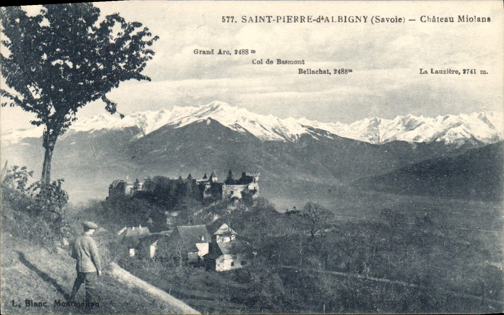 CPA Saint Pierre d'Albigny Savoie Chateau Miolans Tunnel et Grotte des Echelles Village de St Christ