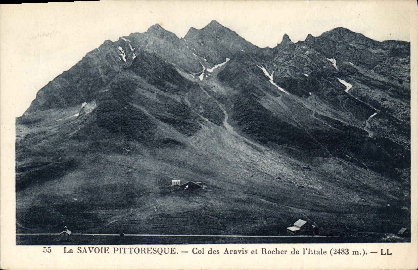 CPA La Savoie Pittoresque Col des Aravis et Rocher de l'Etale 