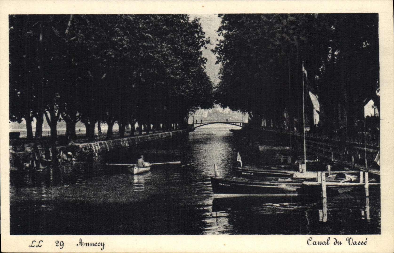 CPA Annecy Canal du Vasse 