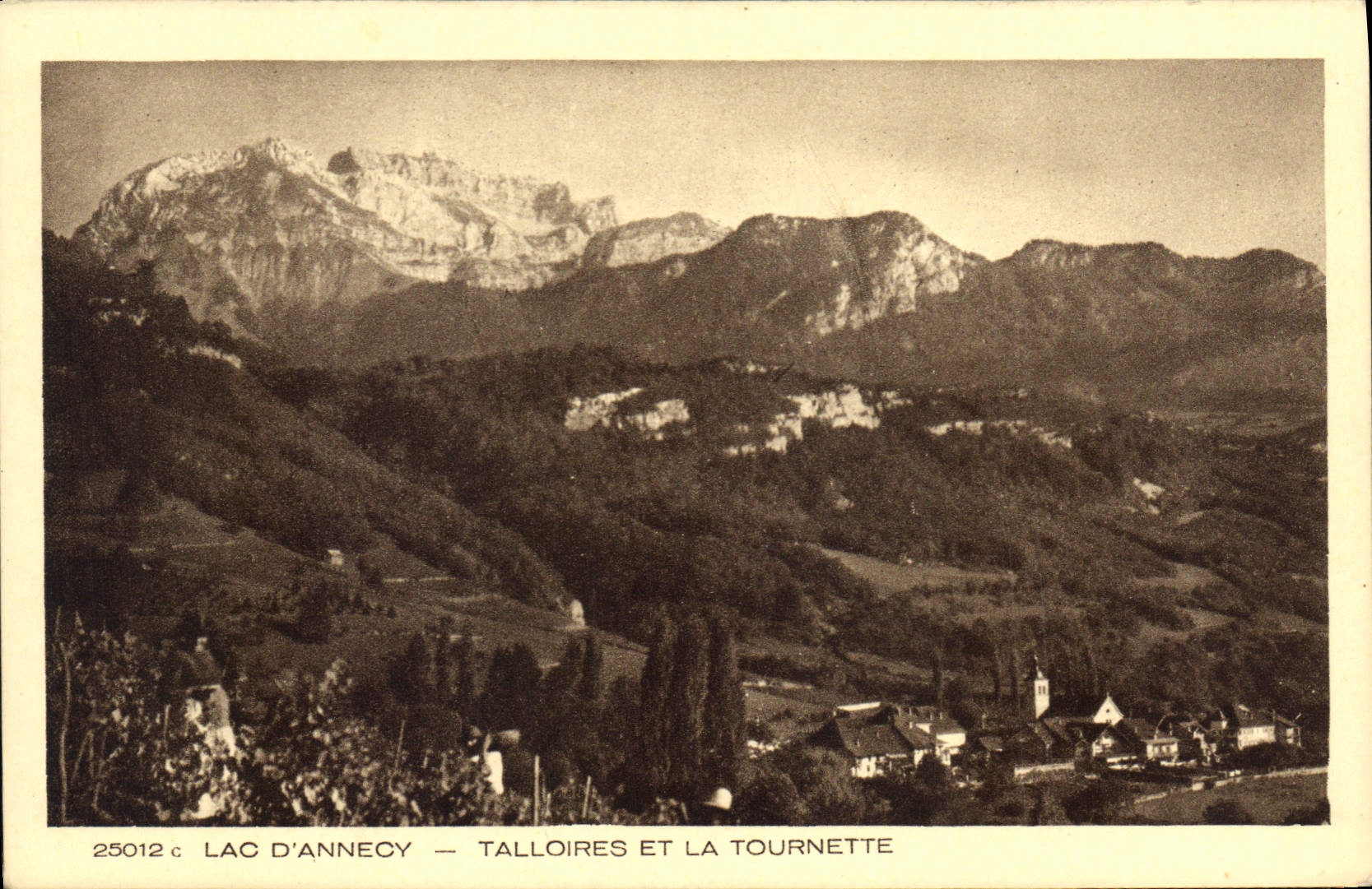 CPA Lac d'Annecy Talloires et la Tournette