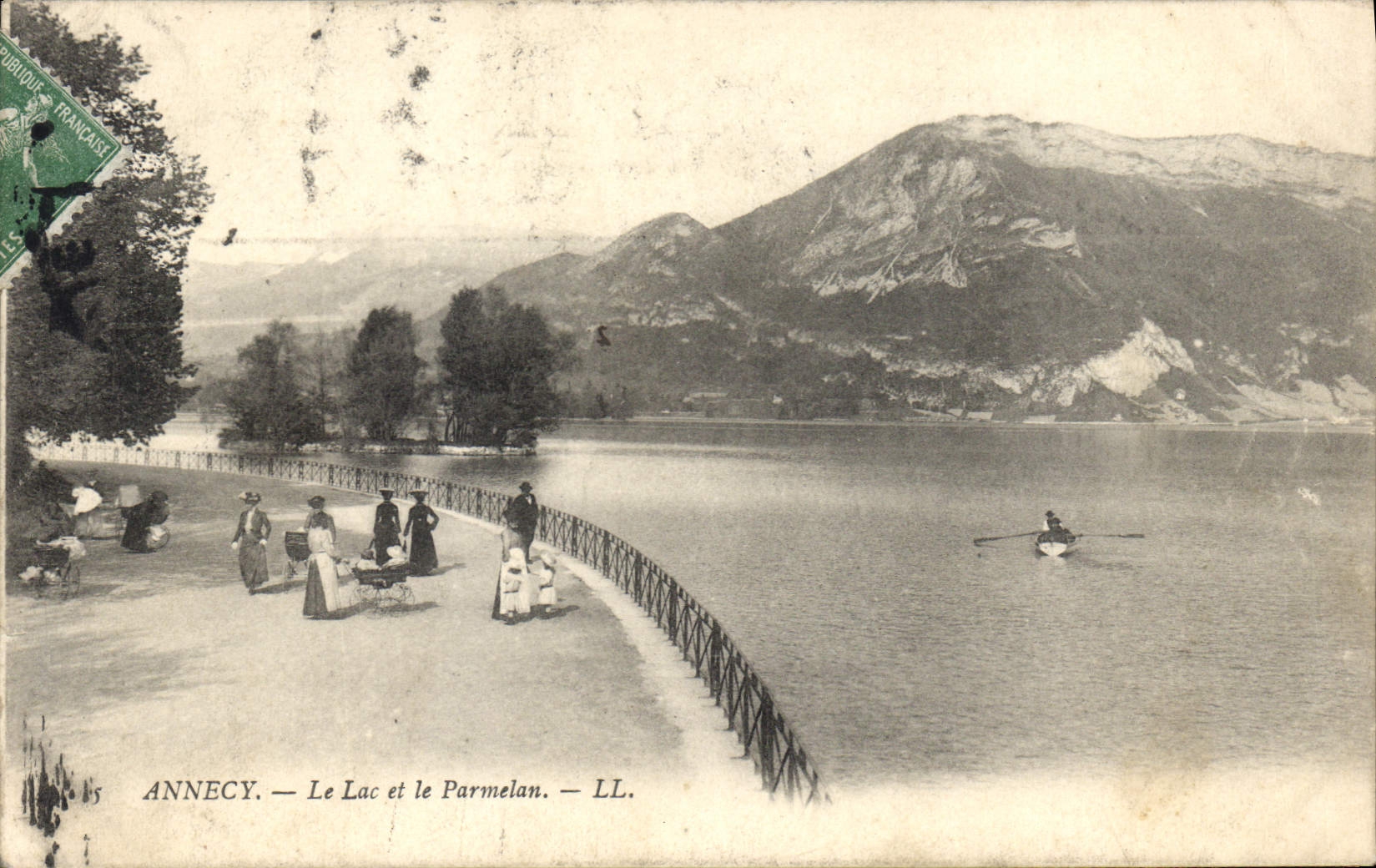 CPA Annecy Le Lac et le Parmelan 