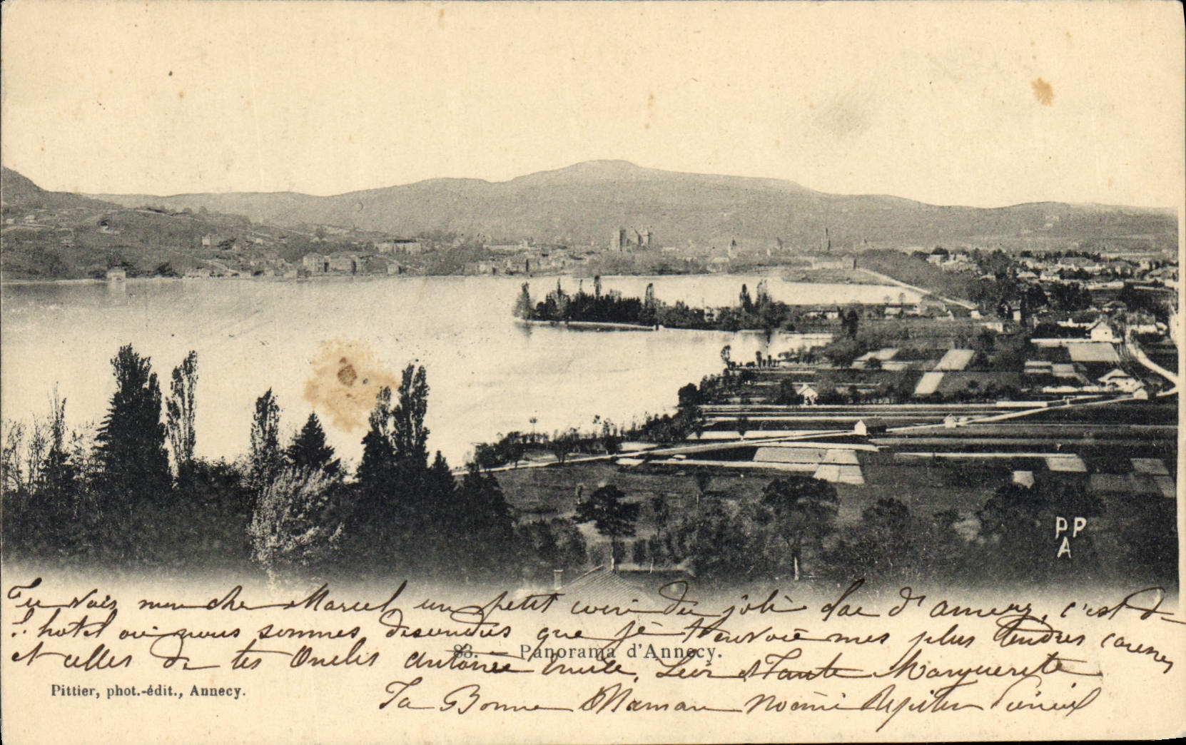 CPA Panorama d'Annecy 