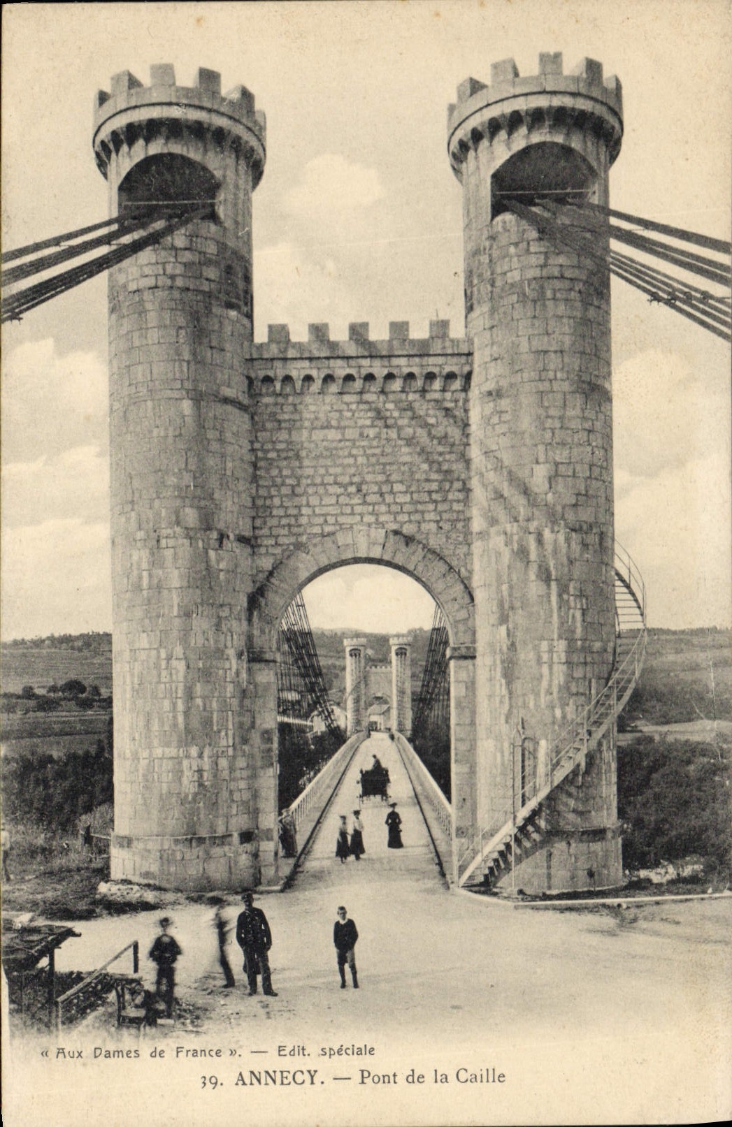 CPA Annecy Pont de la Caille 