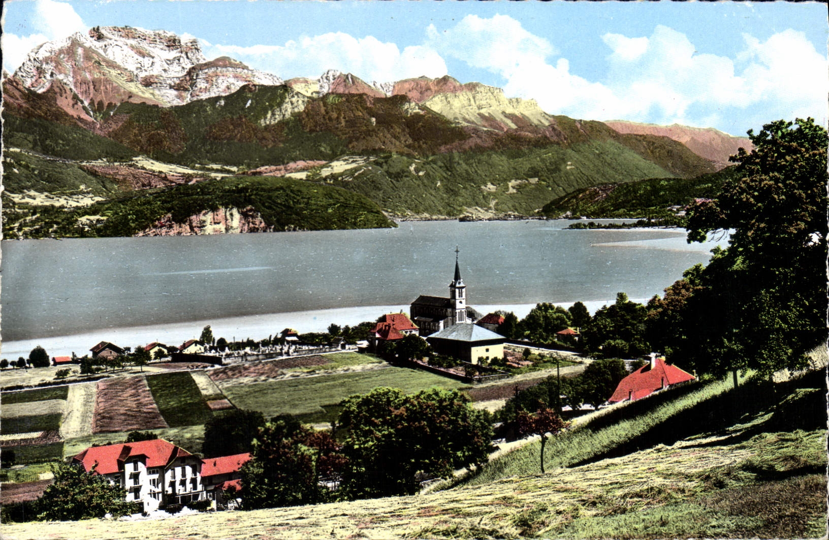 CPA Lac d'Annecy Le Lac vu de Sevrier 