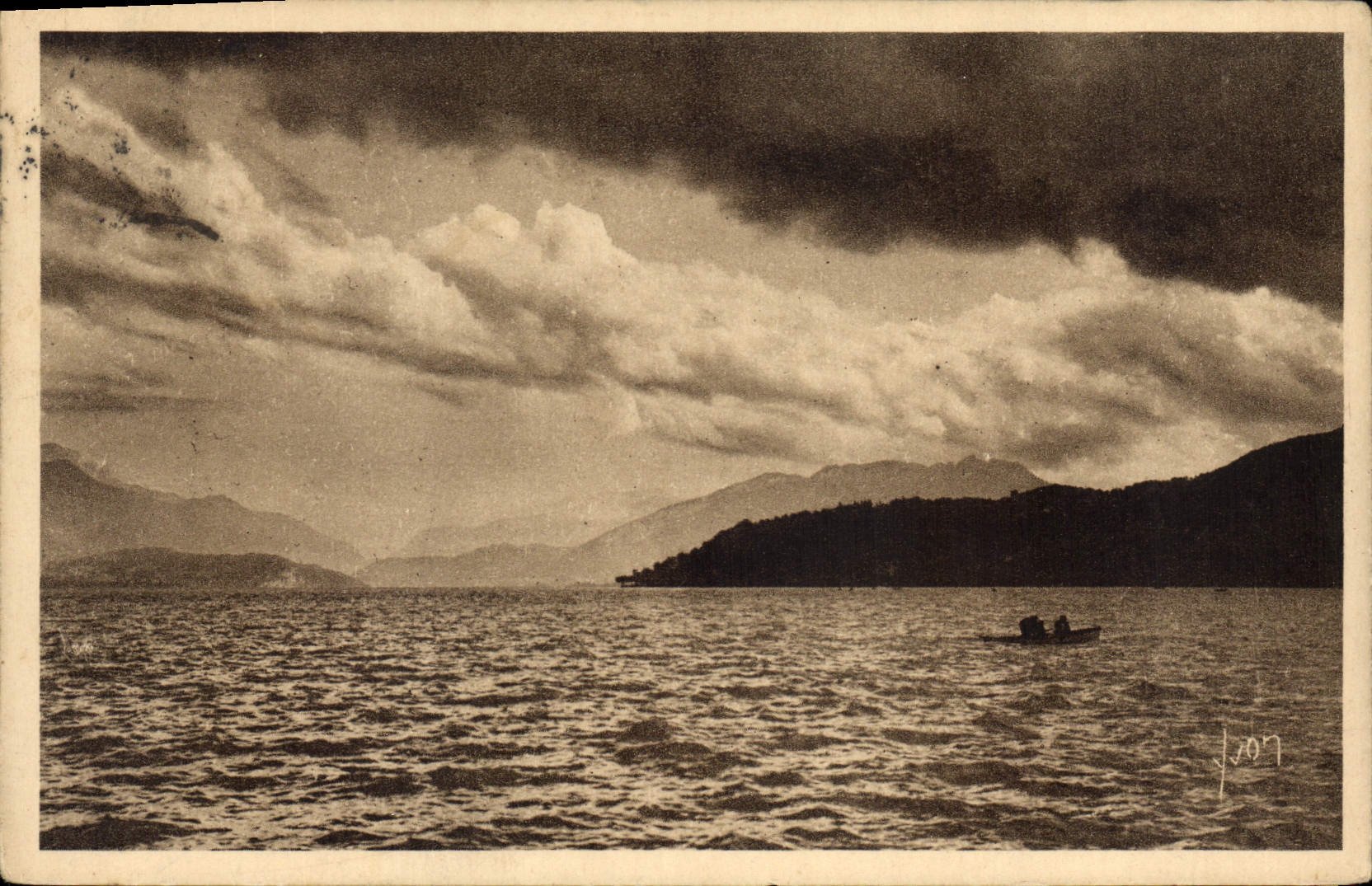 CPA Annecy Haute Savoie Le Lac 