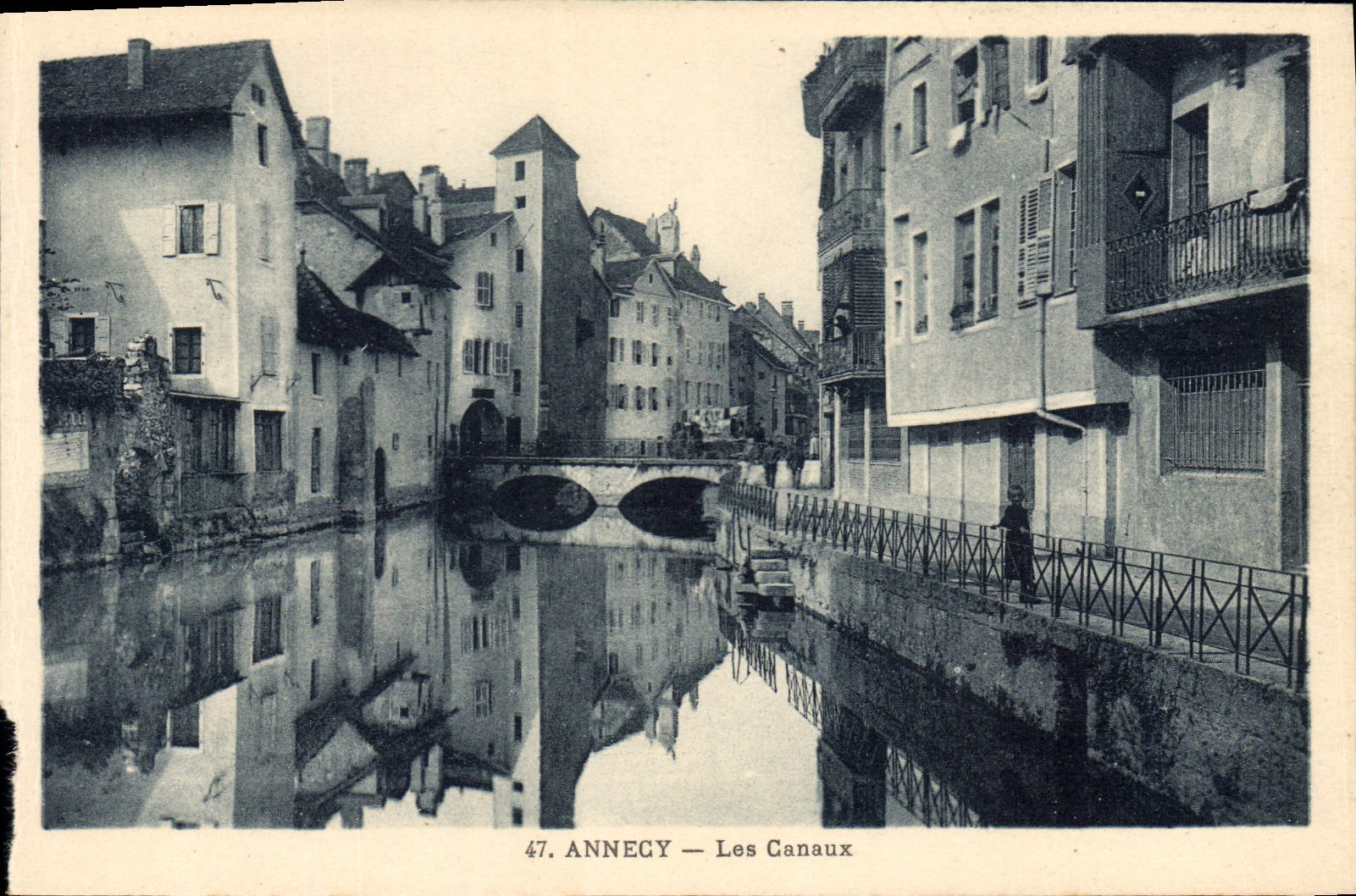 CPA Annecy Les Canaux 