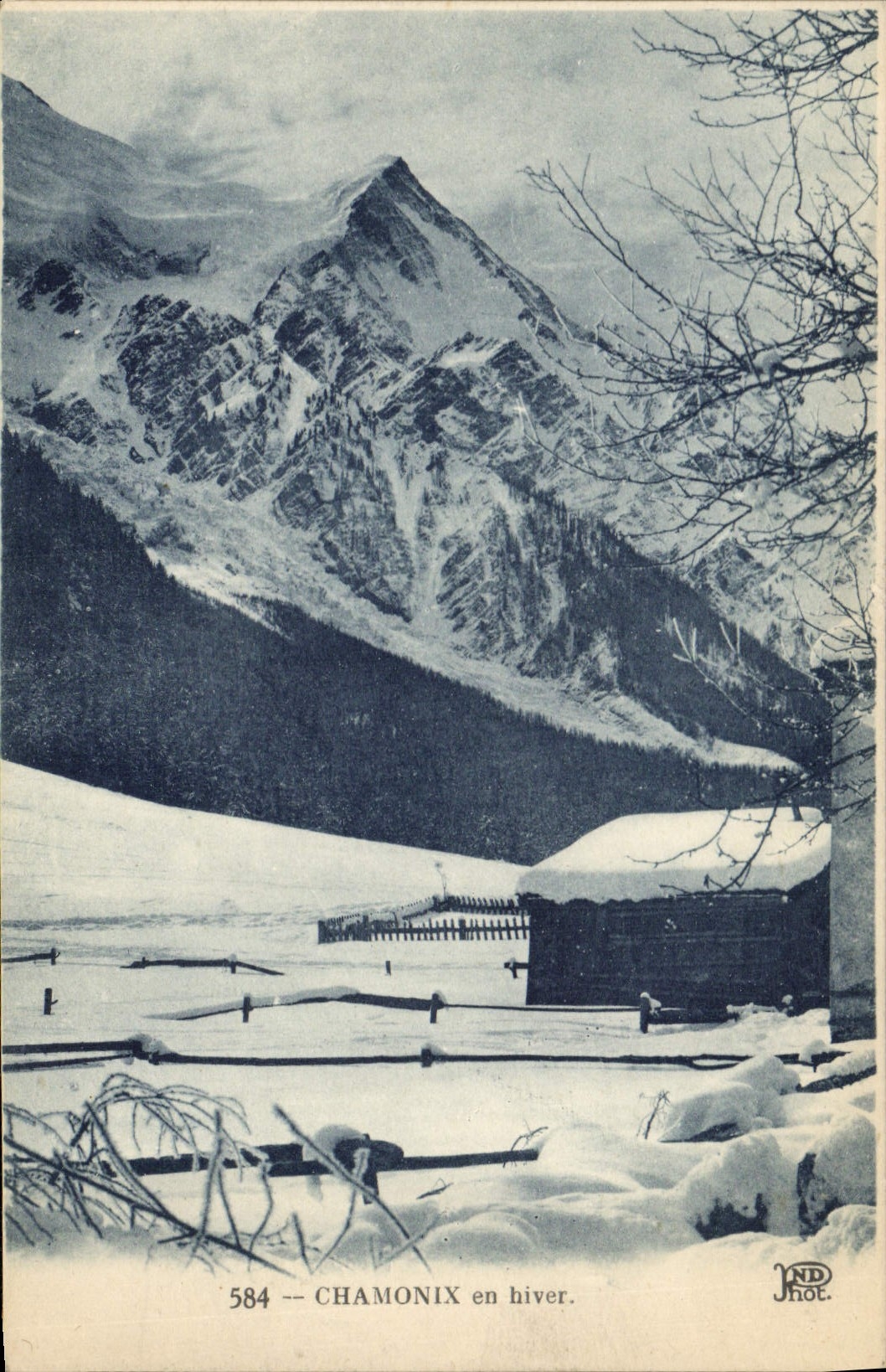 CPA Chamonix en Hiver 