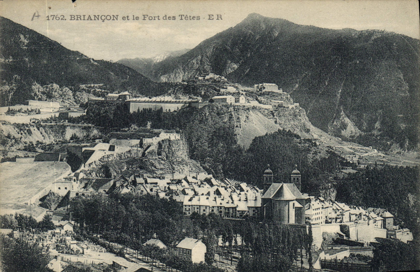 CPA Briancon et le Fort des Tetes 