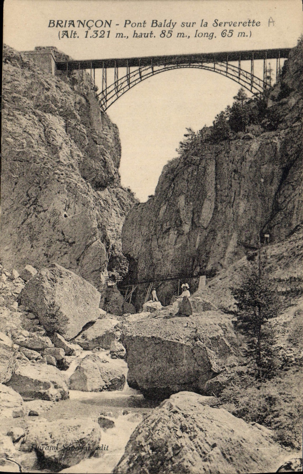 CPA Briancon Pont Baldy sur la Serverette 