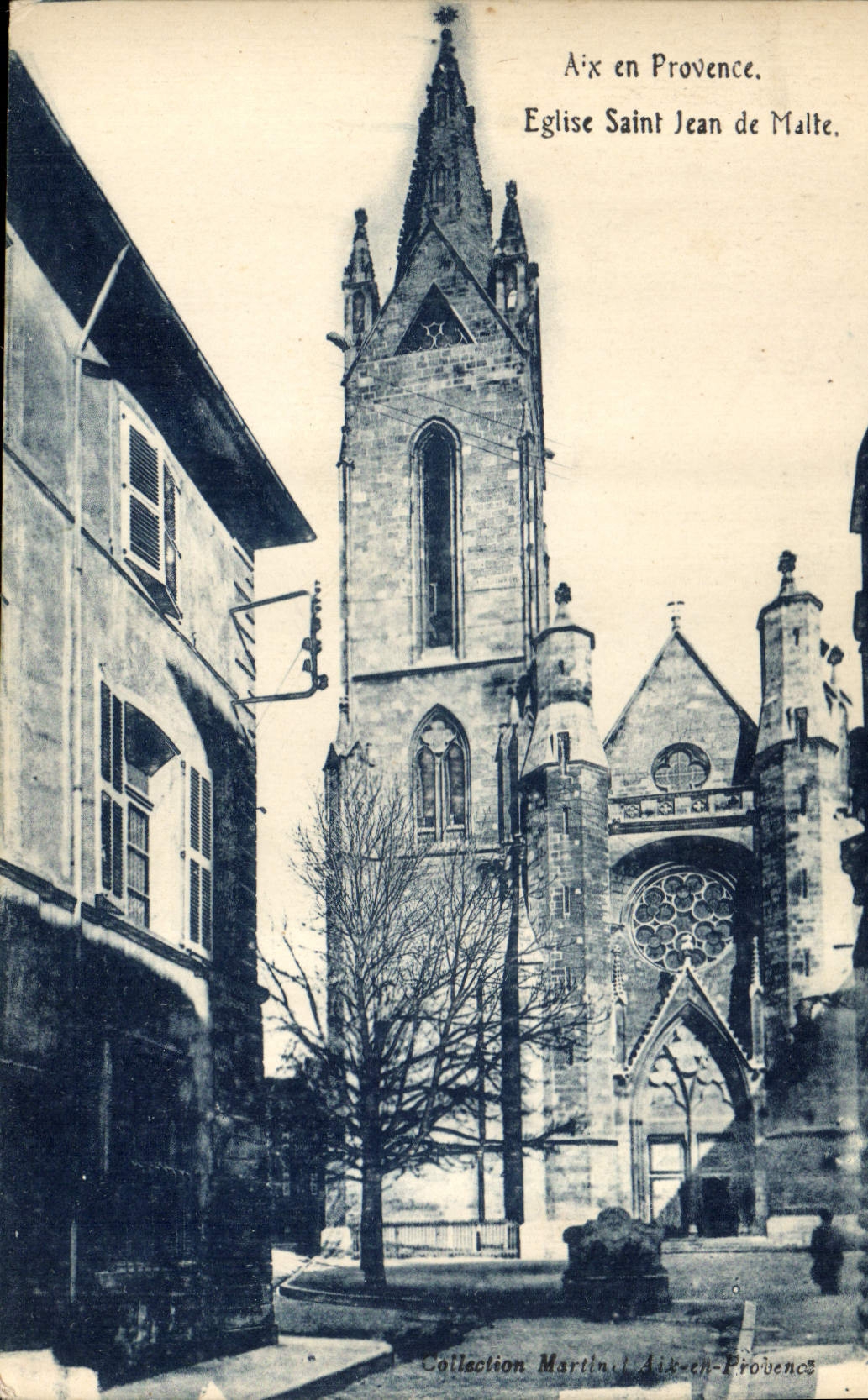 CPA Aix en Provence Eglise Saint Jean de Malte 