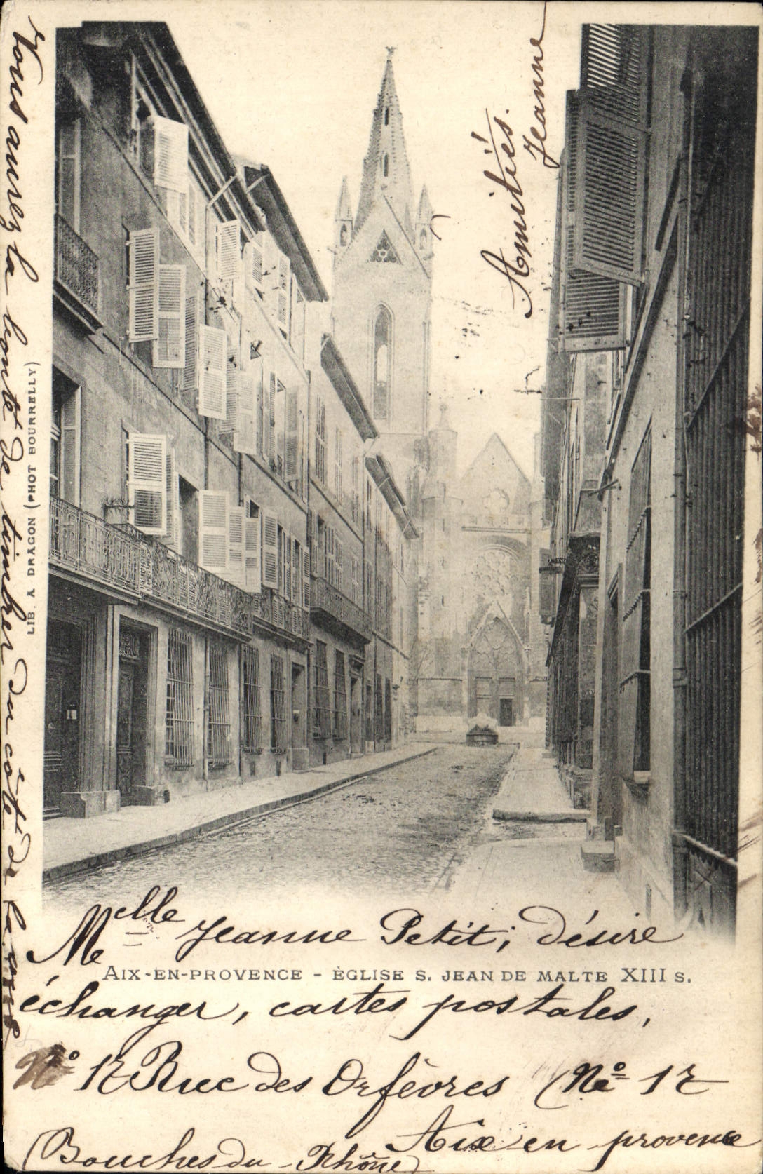 CPA Aix en Provence Eglise S Jean de Malte 