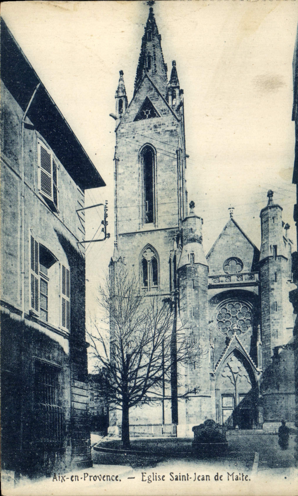 CPA Aix en Provence Eglise Saint Jean de Malte 