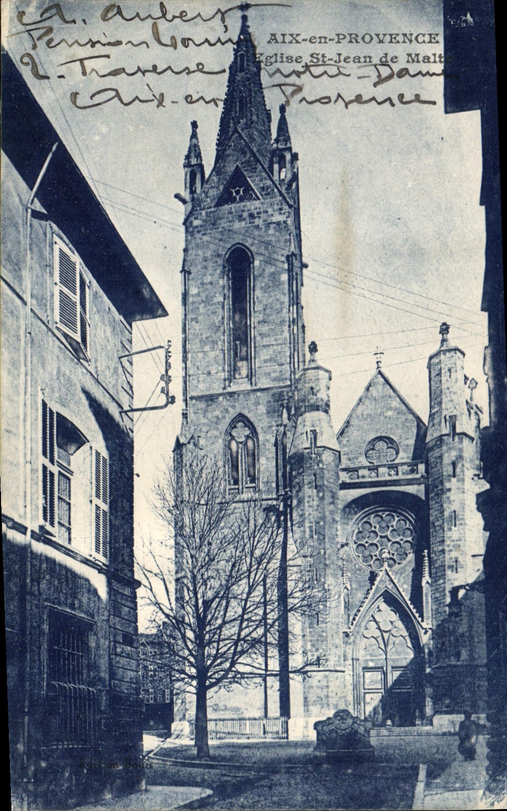 CPA Aix en Provence Eglise Saint Jean de Malte 