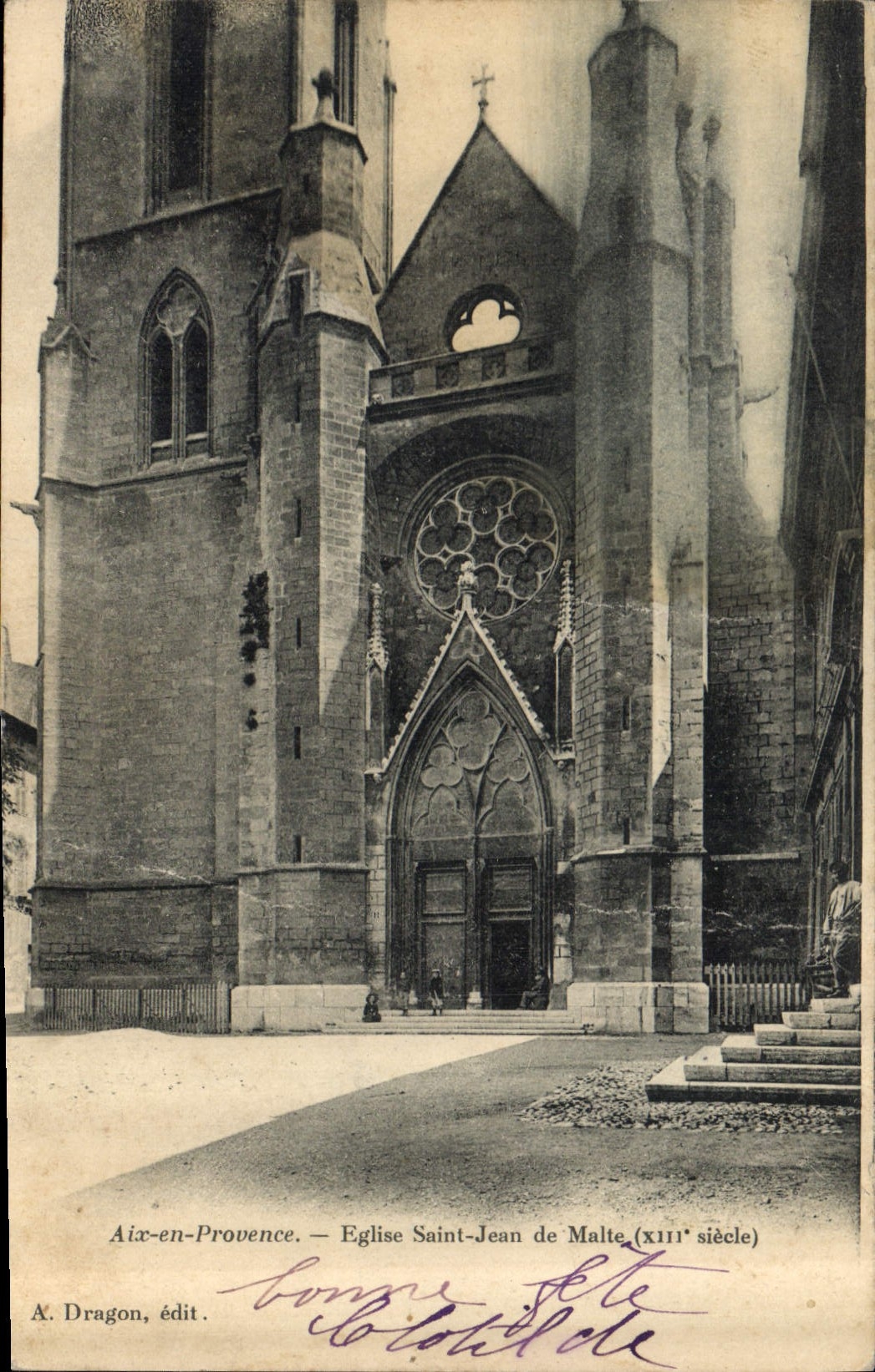 CPA Aix en Provence Eglise Saint Jean de Malte 