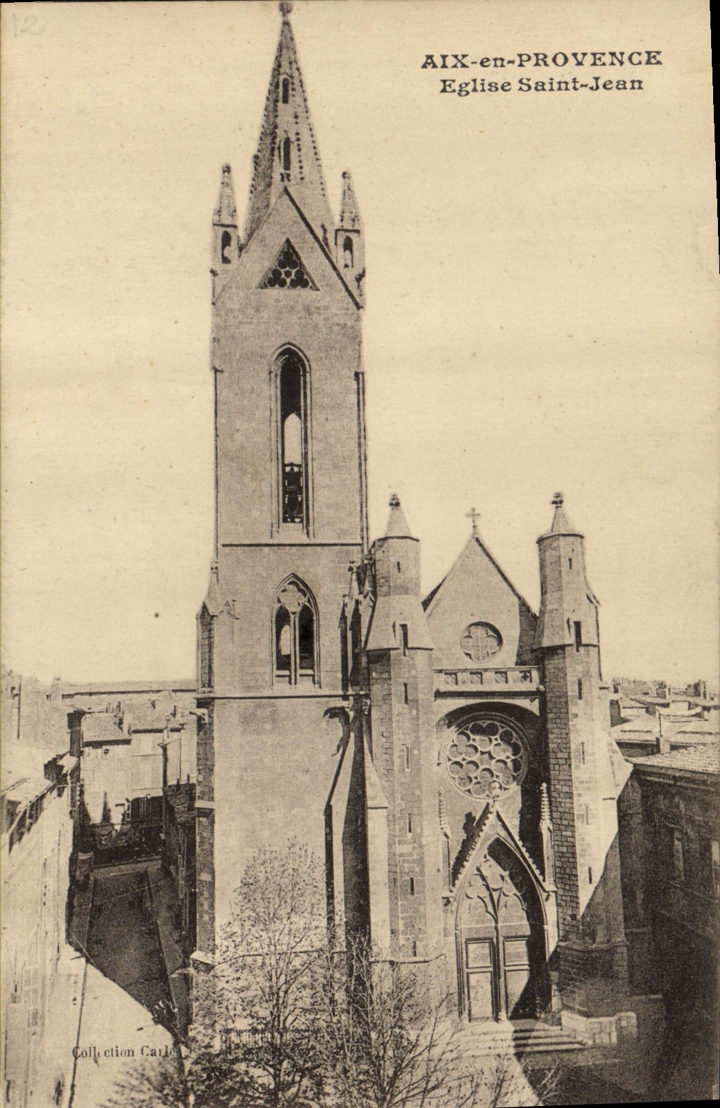 CPA Aix en Provence Eglise Saint Jean 