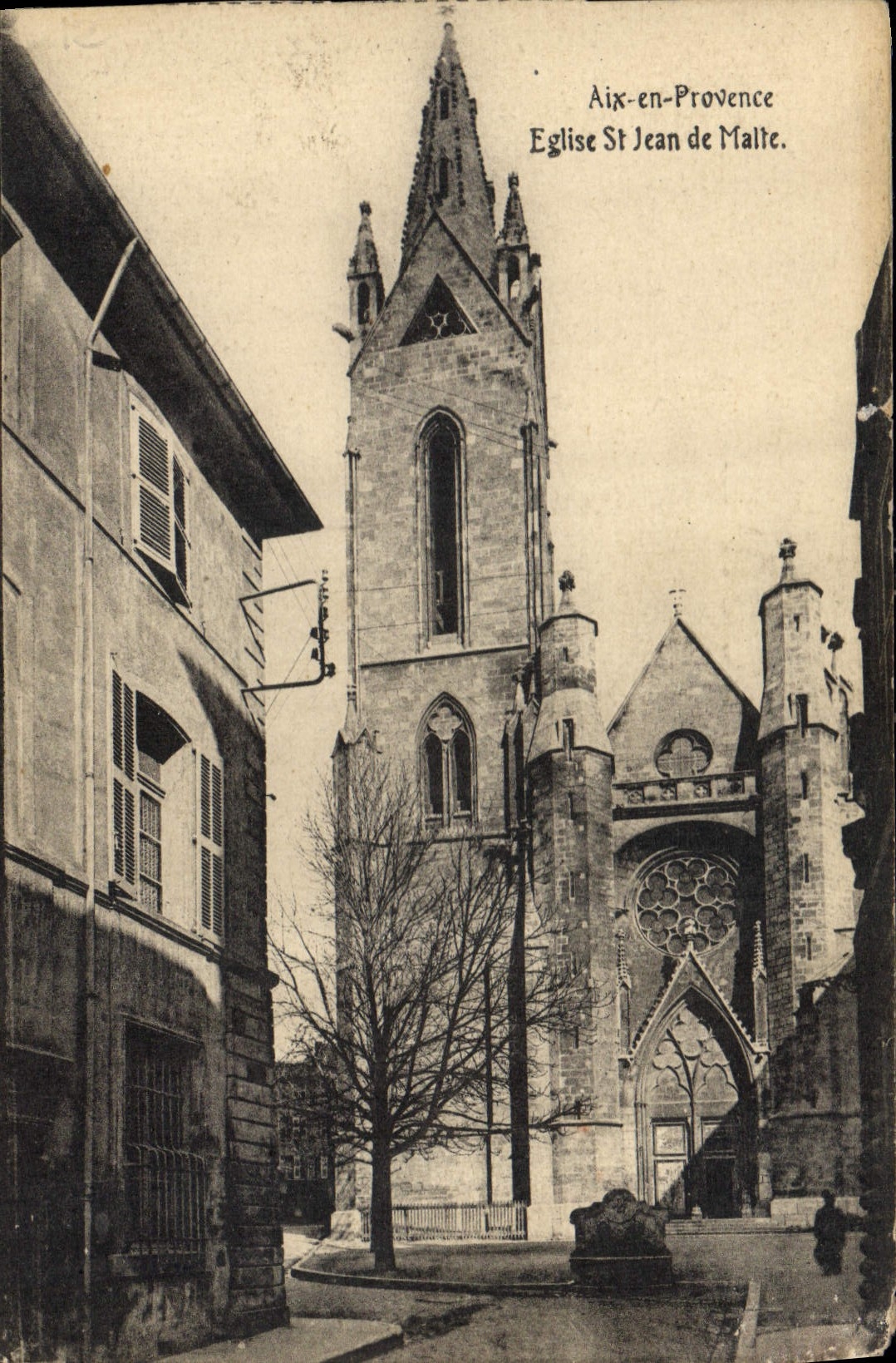CPA Aix en Provence Eglise St Jean de Malte 